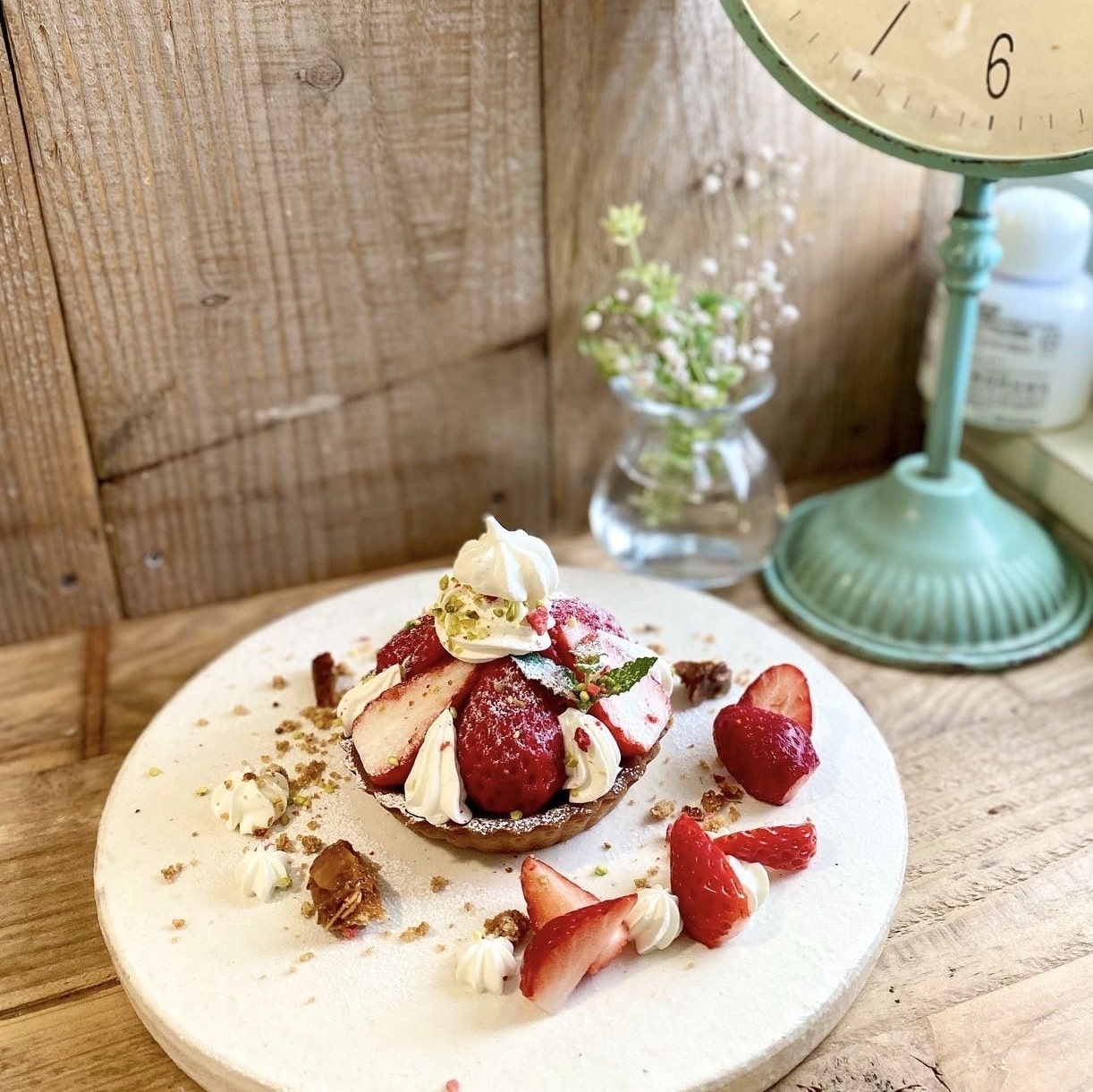 おやさいcafe coso  いちごのタルト