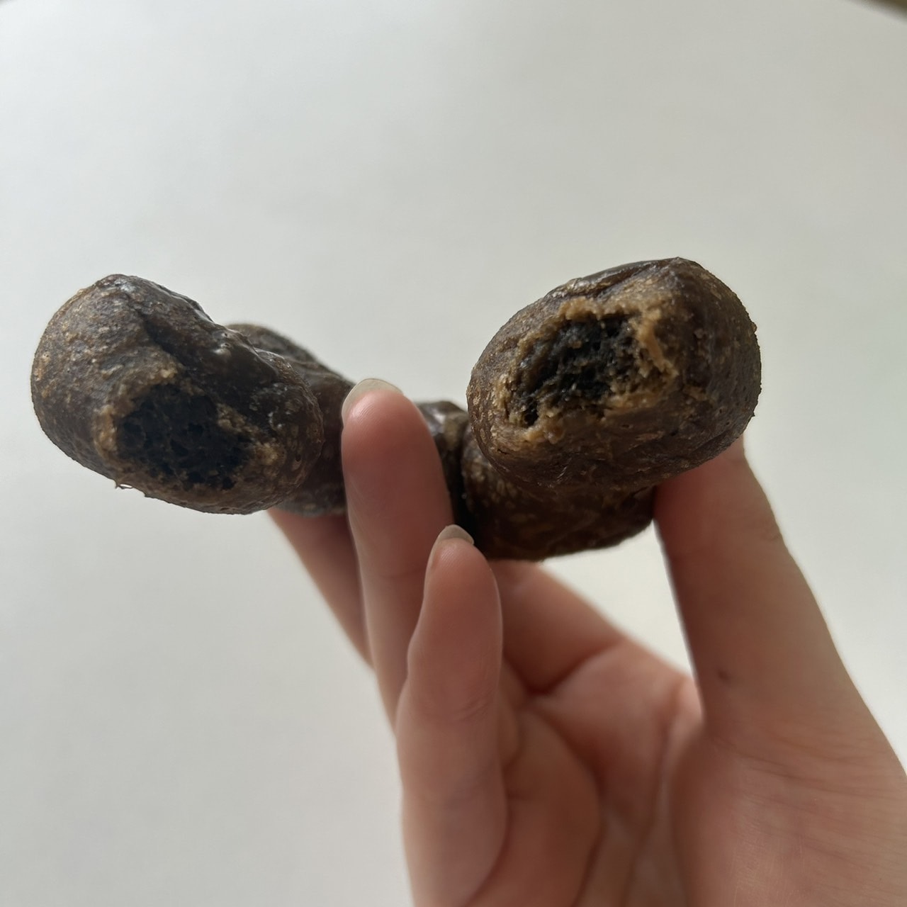 ドーナツの断片の写真