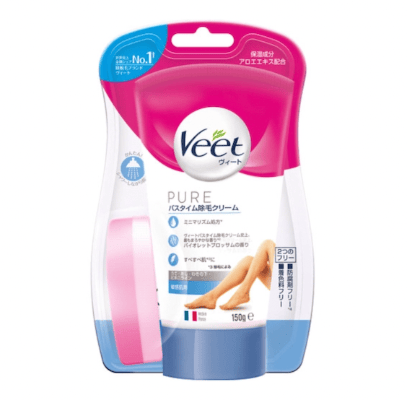 Veet バスタイム除毛クリーム 敏感肌用 本体写真