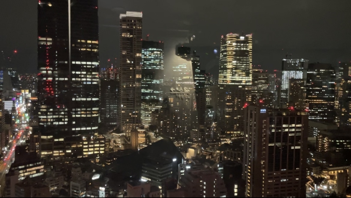 東京タワー メインデッキから見える夜景