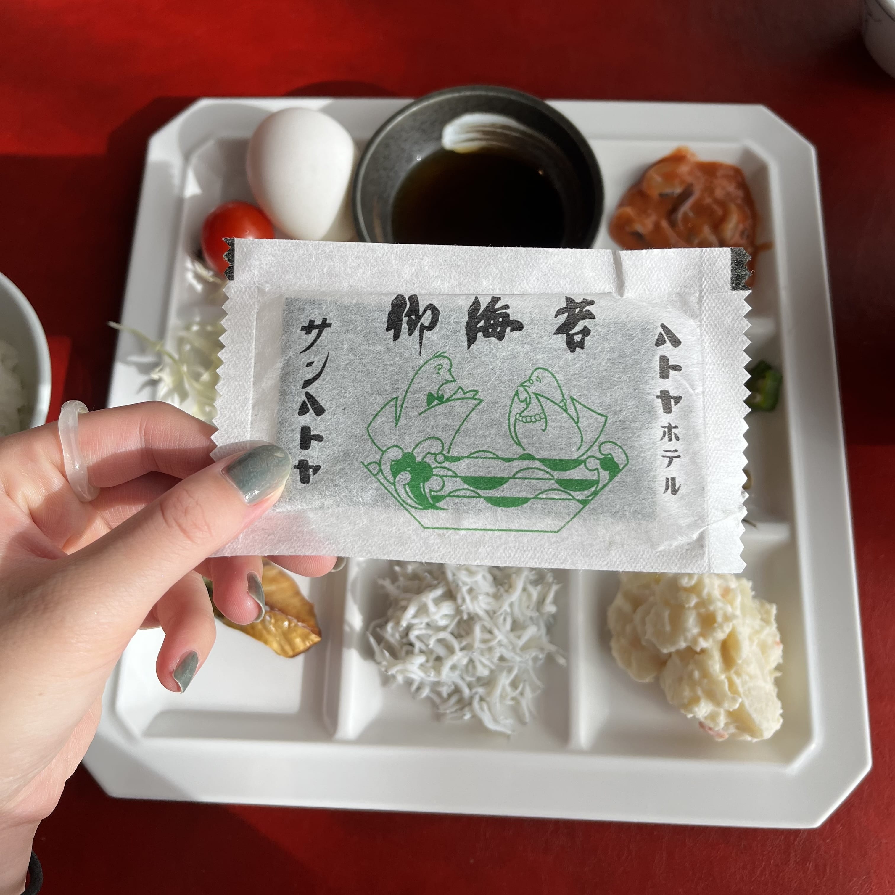 ハトヤホテル　朝食　バイキング