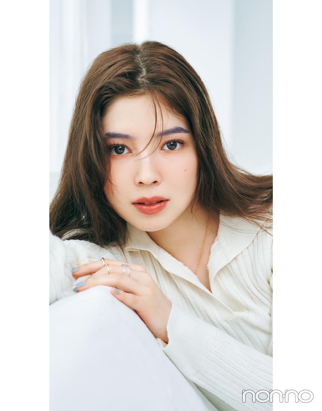 岡本夏美のニュアンス盛れる眉のつくりかたカワイイ選抜モデルカット4-7