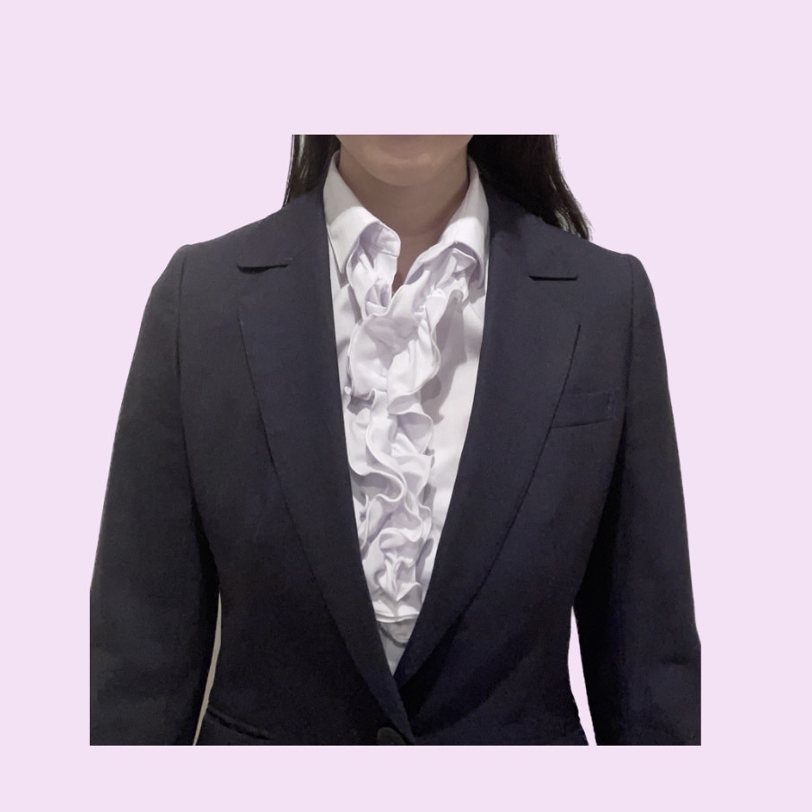 入学式　スーツ　ブラウス