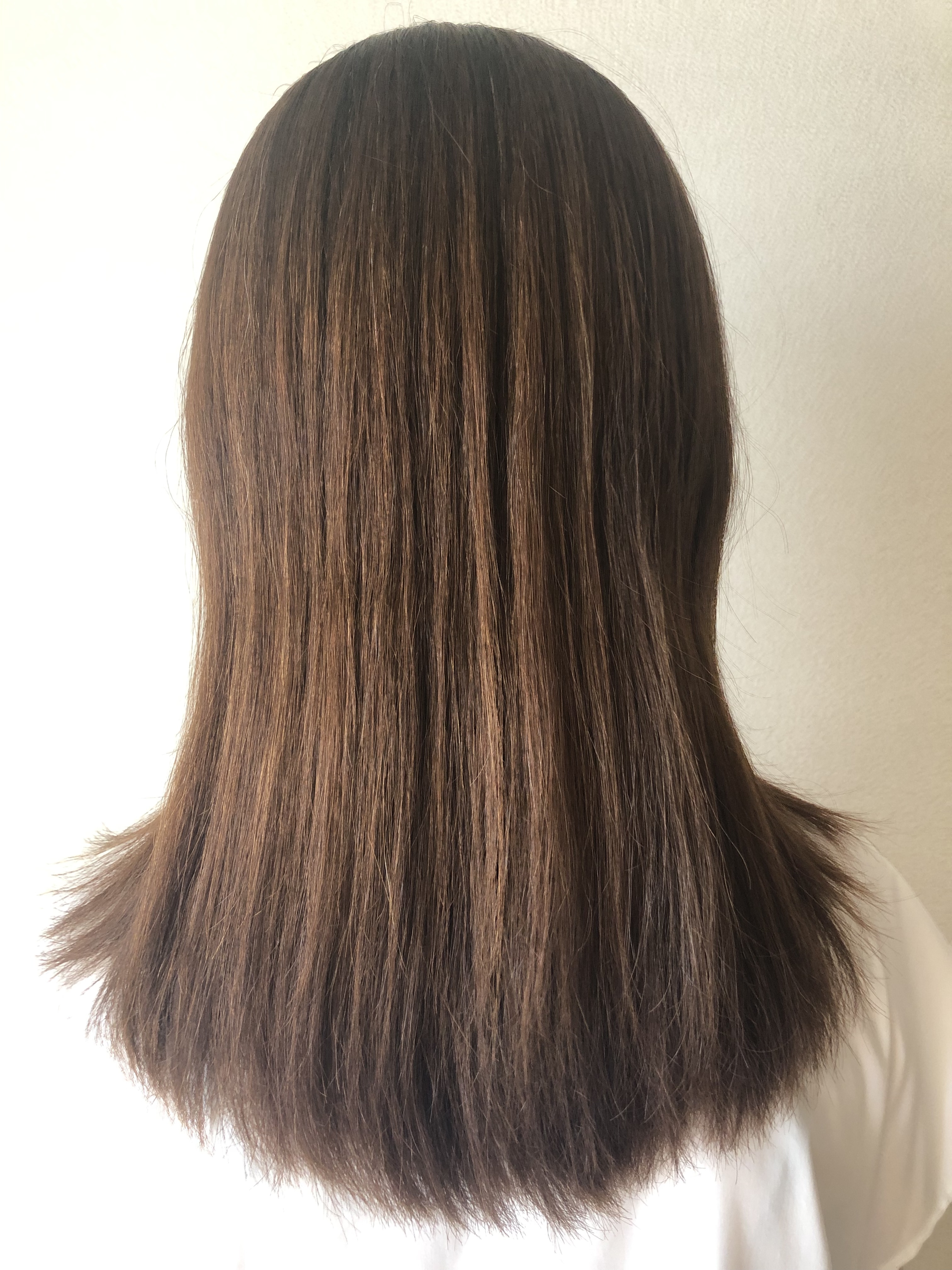 髪　ヘアアイロン　ビフォー