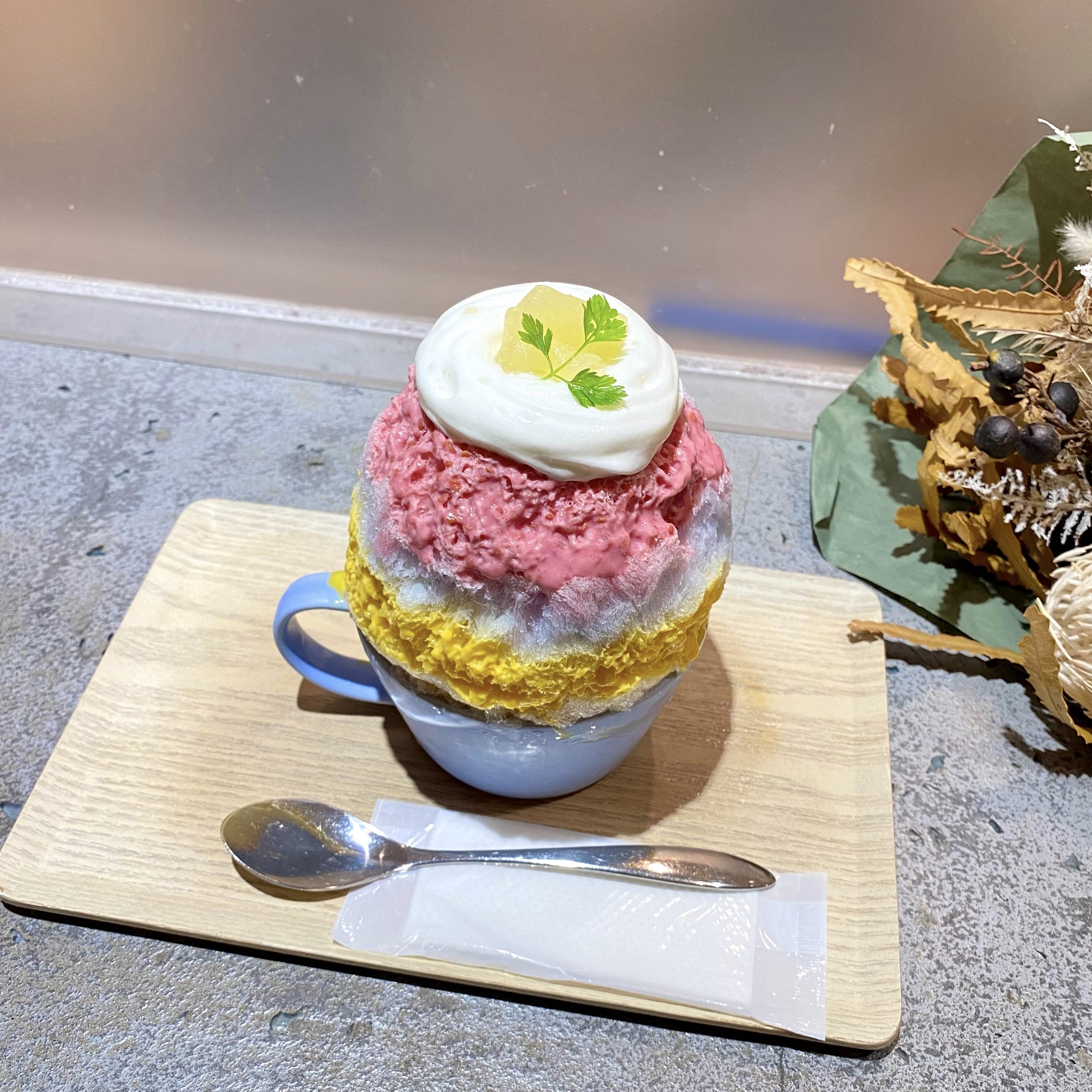 ほうせき箱　パステルフルーツ氷　りんごコンポート