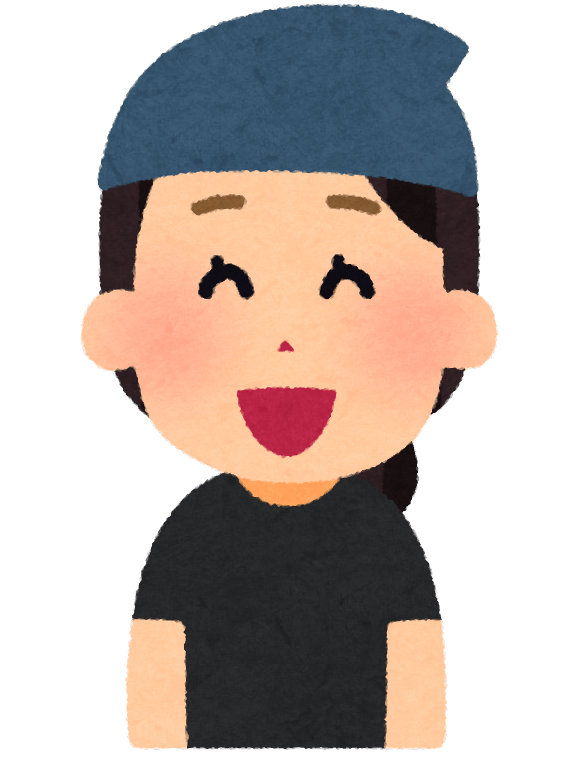 飲食店で働く店員のイラスト