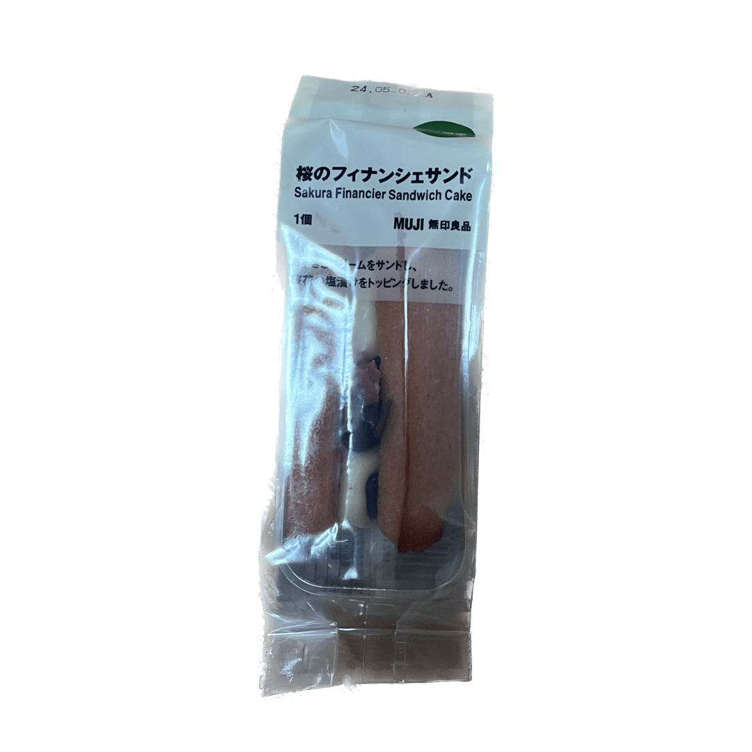 無印良品　桜のフィナンシェサンド