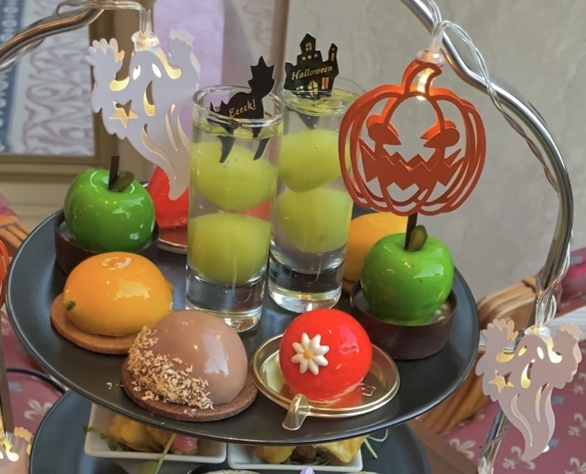 ケーキ、アフタヌーンティー、ハロウィン
