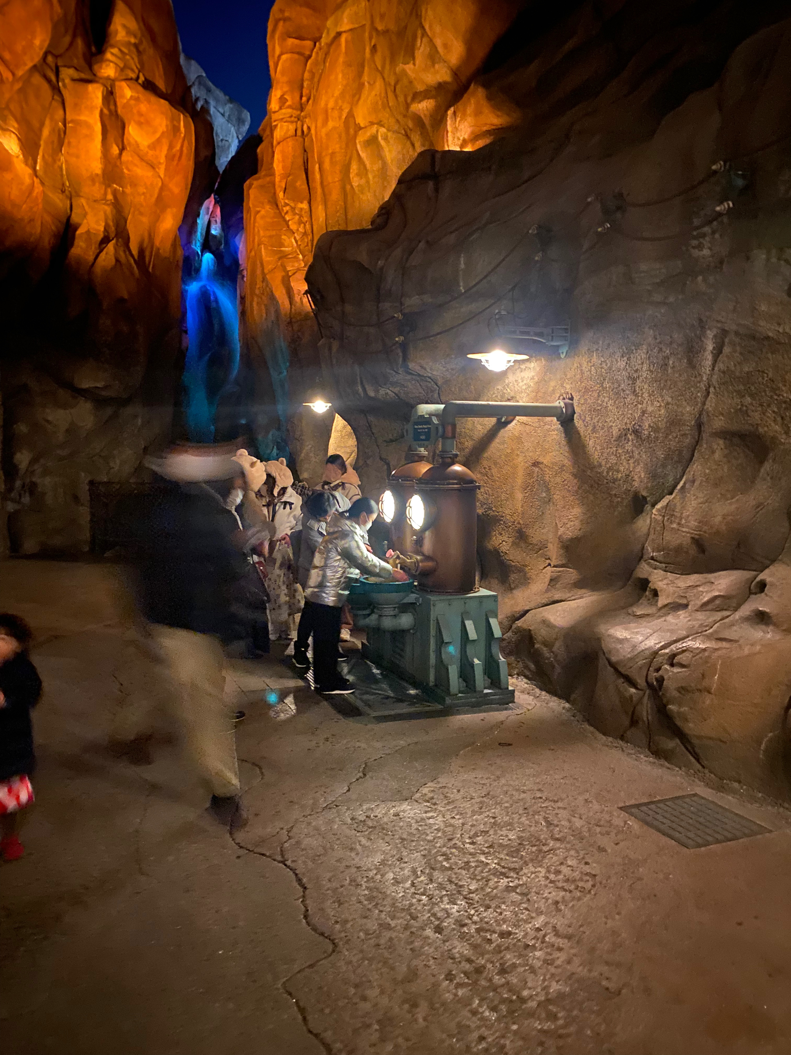 ミステリアスアイランドのハンドウォッシングエリア