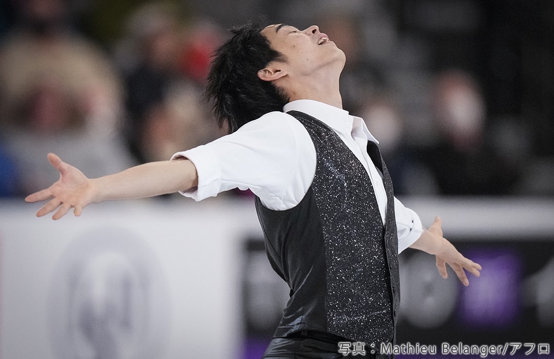 2022年スケートアメリカでクールな演技を披露した島田高志郎選手の「Sing, Sing, Sing」の冒頭