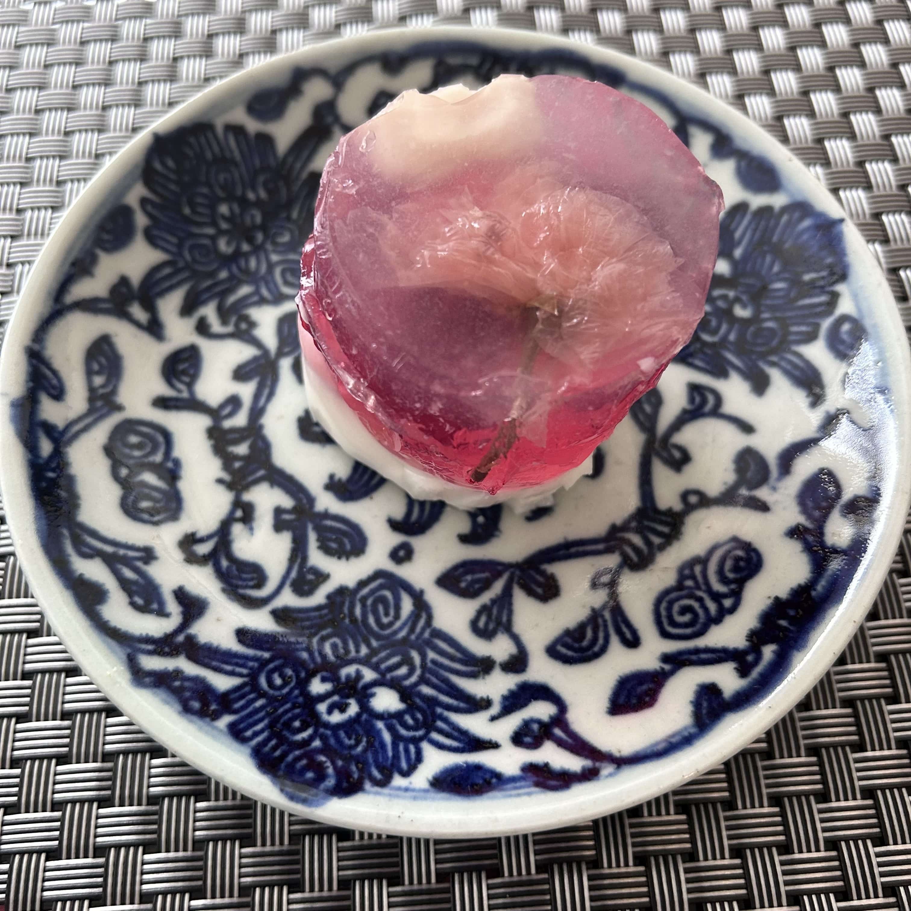 アメリカンチェリー、桜、手作りゼリー