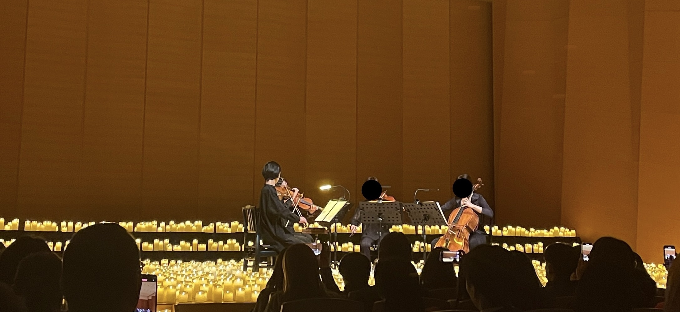 キャンドルライトコンサート 演奏している様子