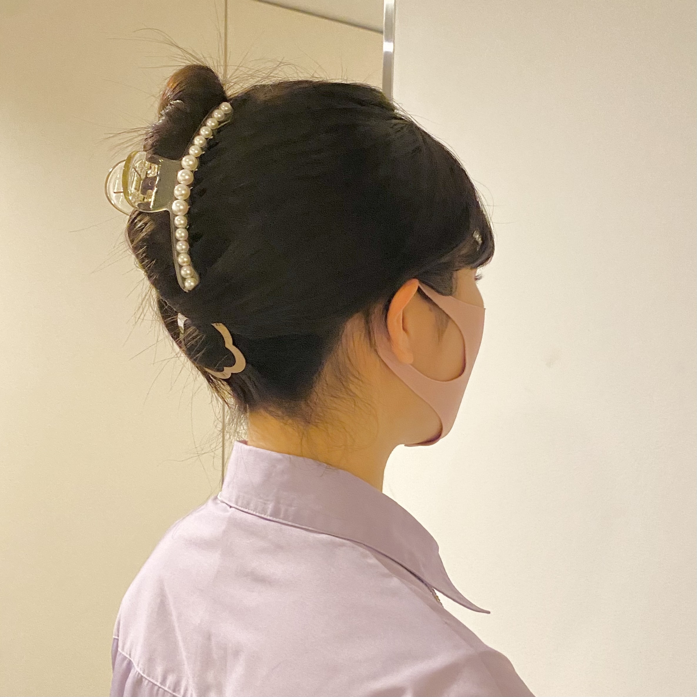 アップスタイル、ヘアクリップ、ヘアアレンジ