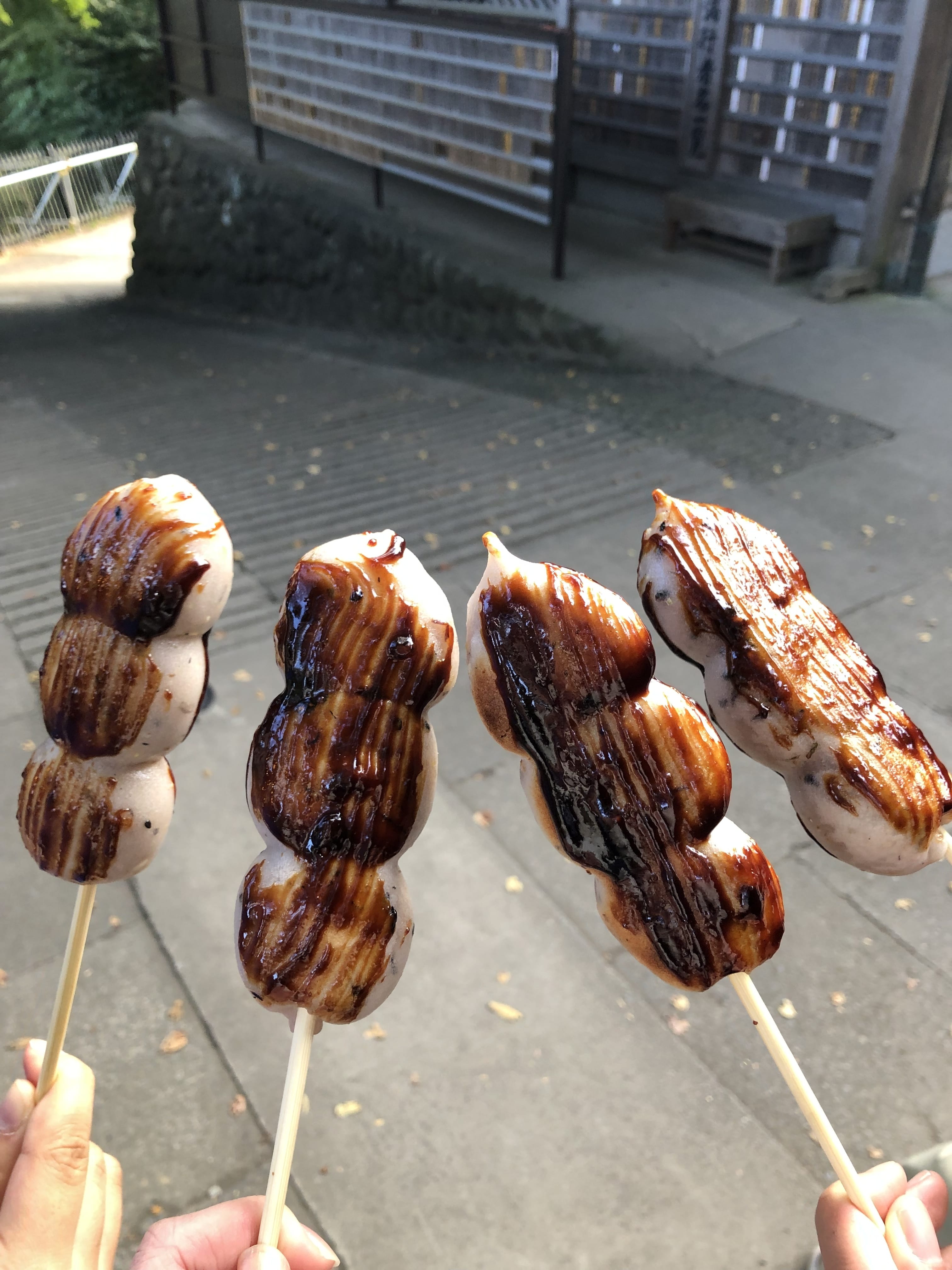 高尾山　団子　串団子　食べ歩き