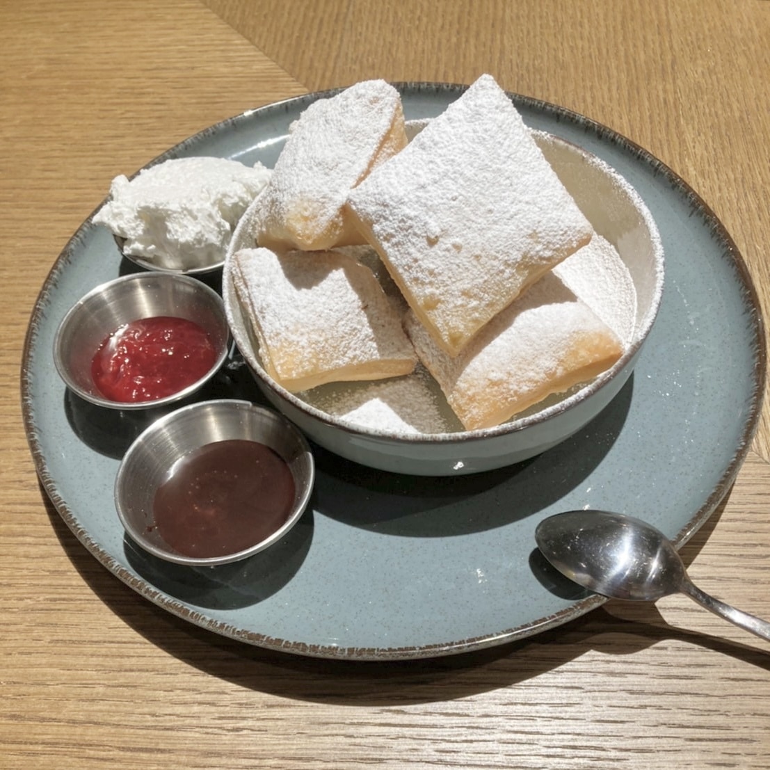 ベニエ、デザート、恵比寿カフェ