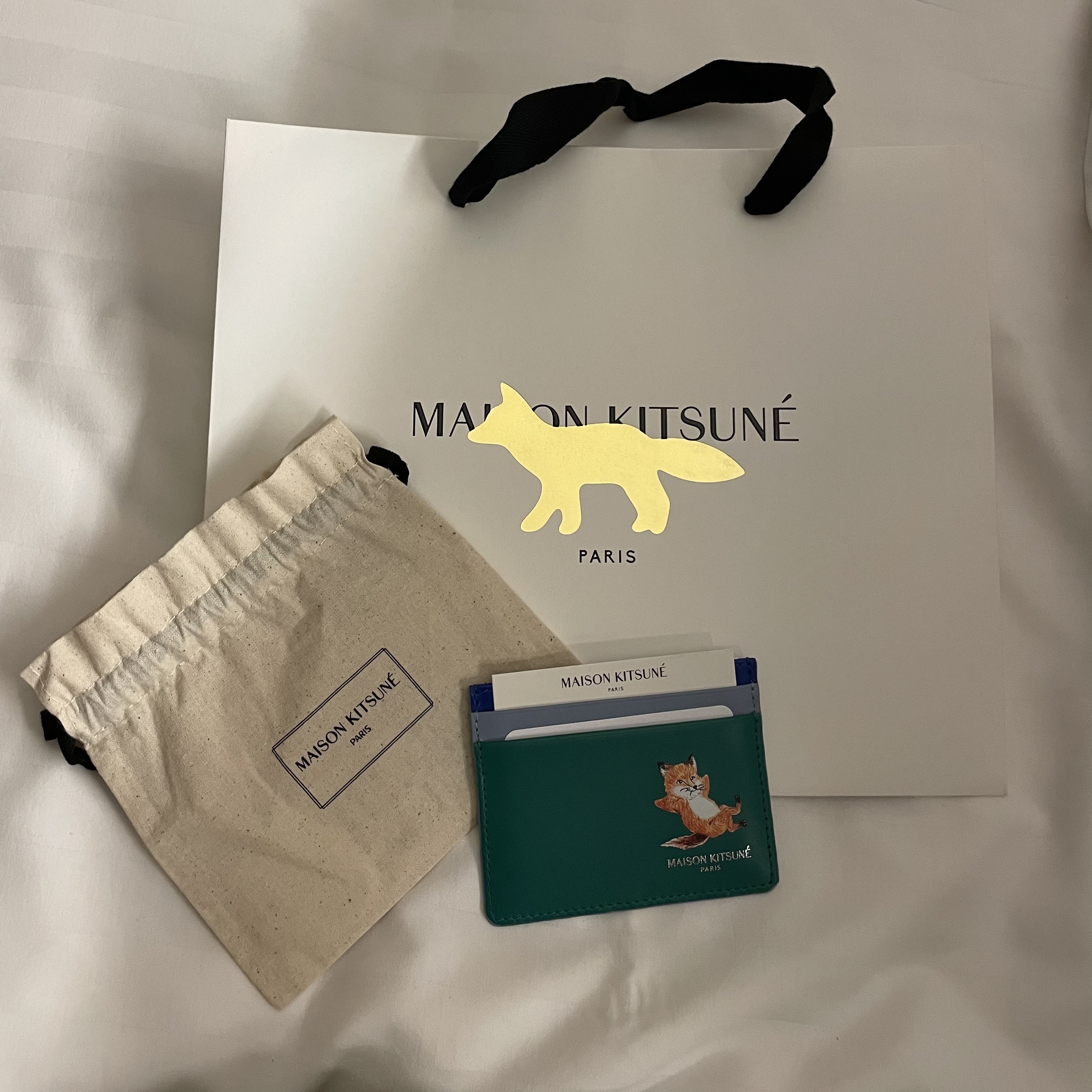 MAISON KITSUNE(メゾンキツネ)　カードケース　大学生ブランド　ブランド名品