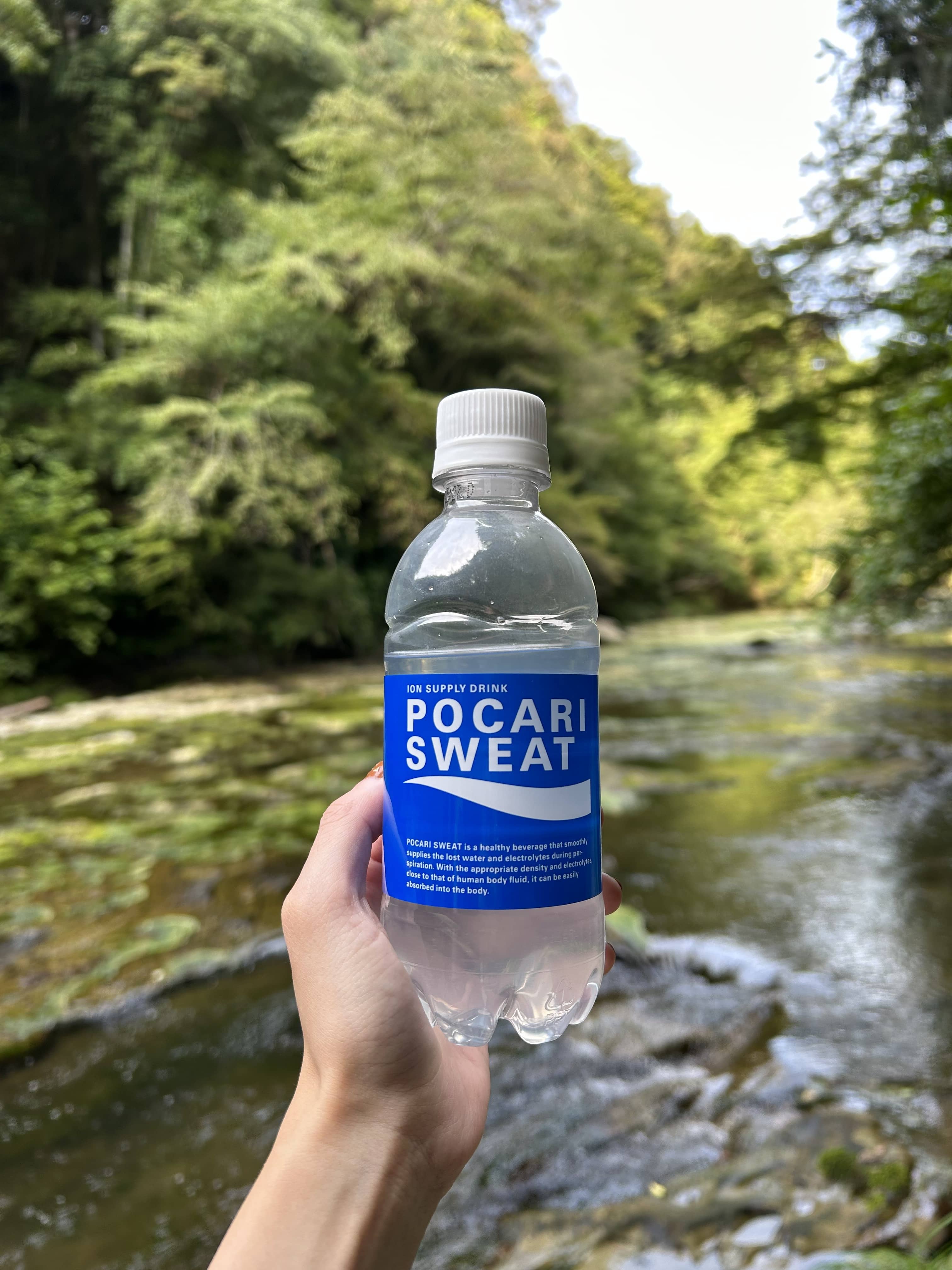 風景とポカリの相性がバツグン！！