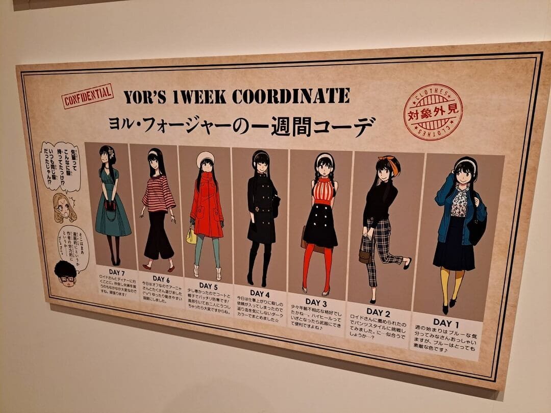 SPY×FAMILY展　展示　フォージャー家