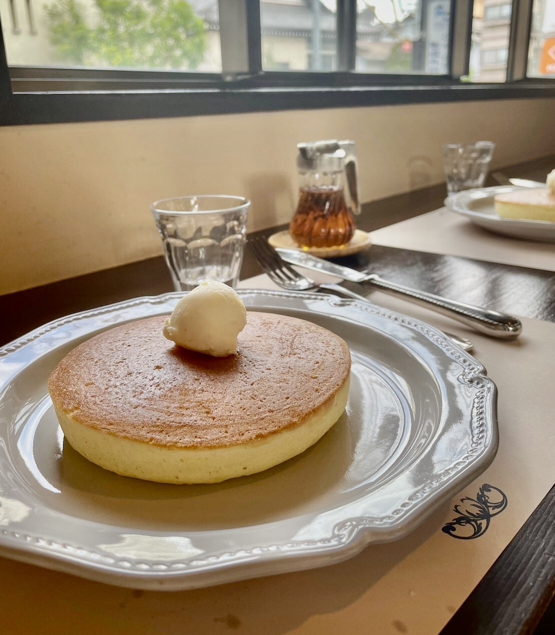 熊木ホットケーキ　ホットケーキ　自家製シロップ