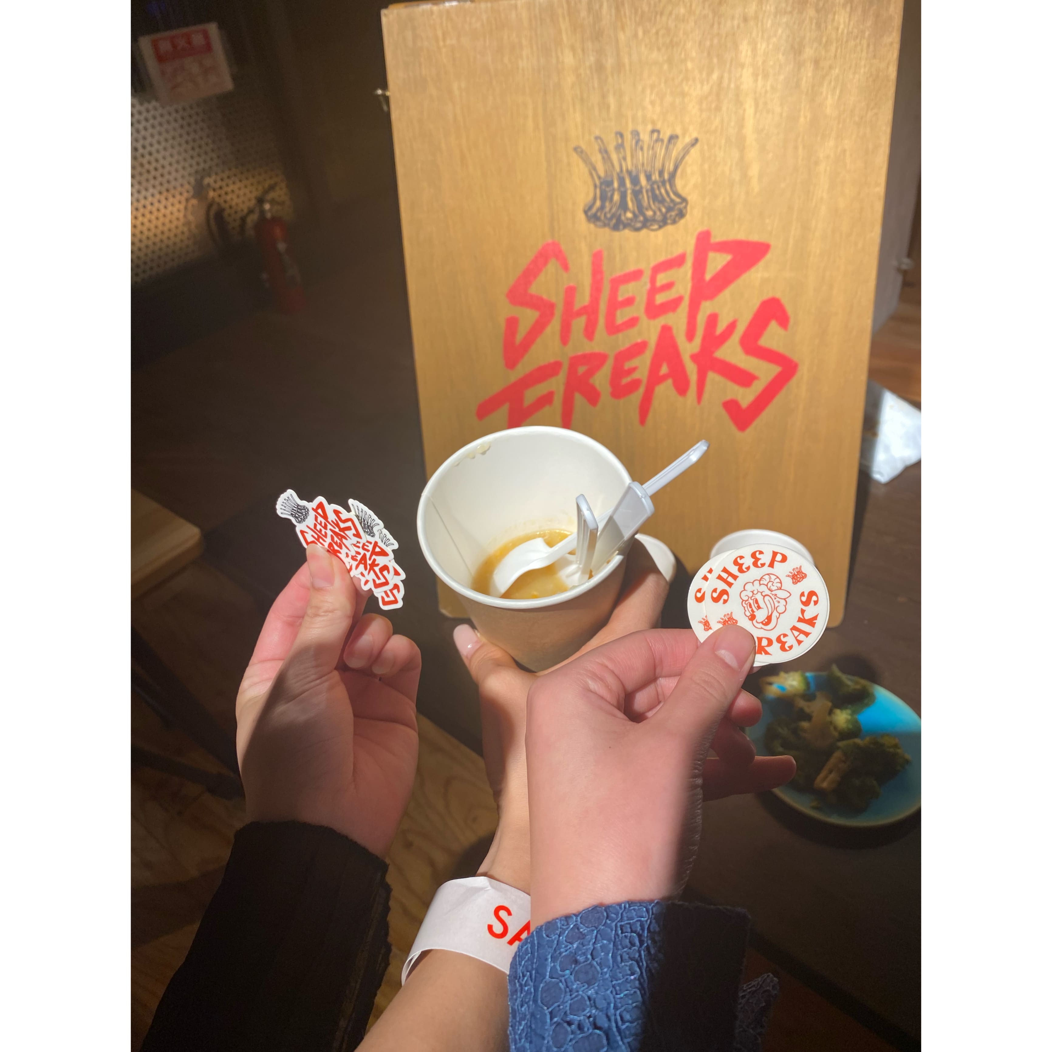 ステッカー　カレー　パーティー