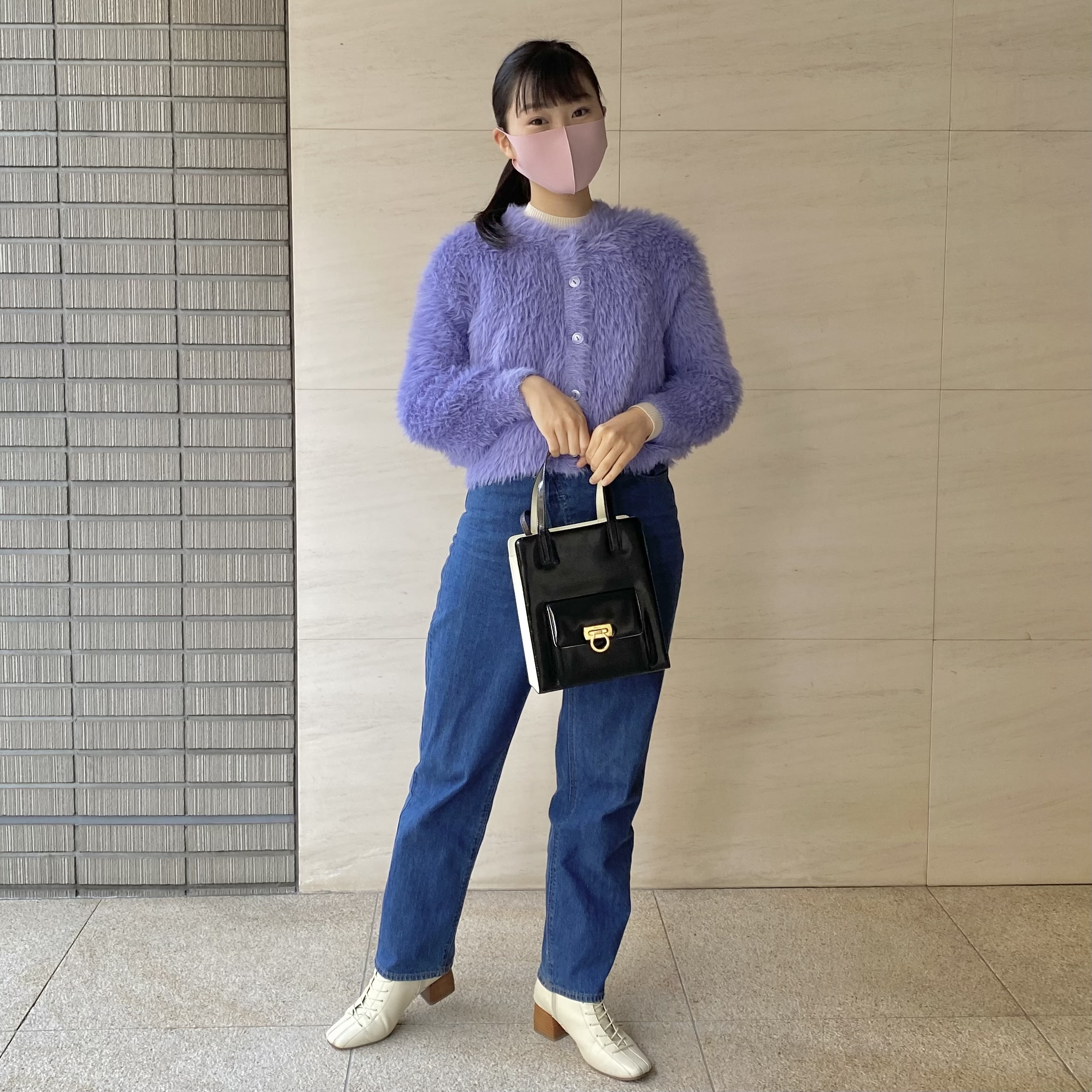 GU秋服コーデ、骨格ナチュラル、通学コーデ