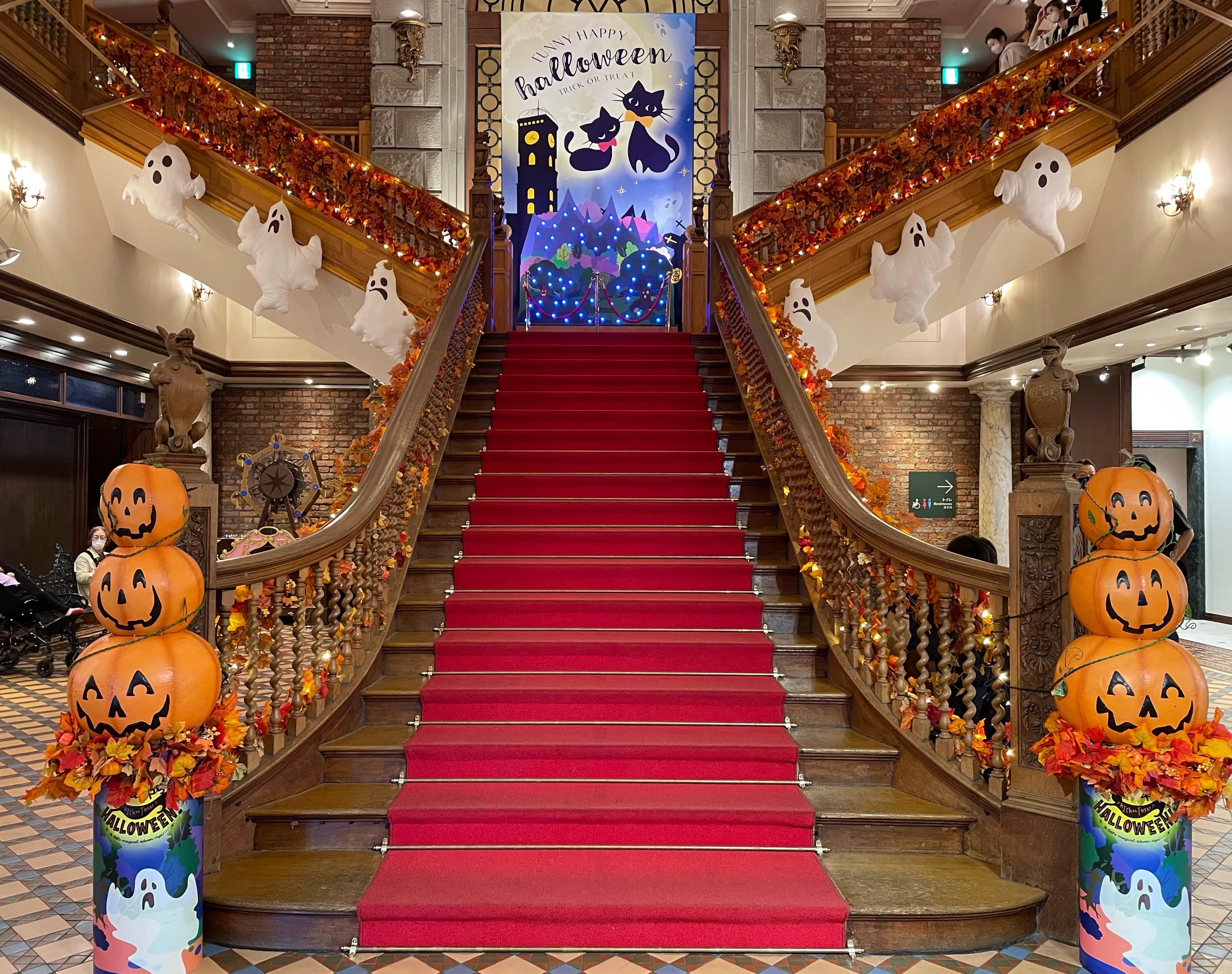 階段 ハロウィン 白い恋人パーク