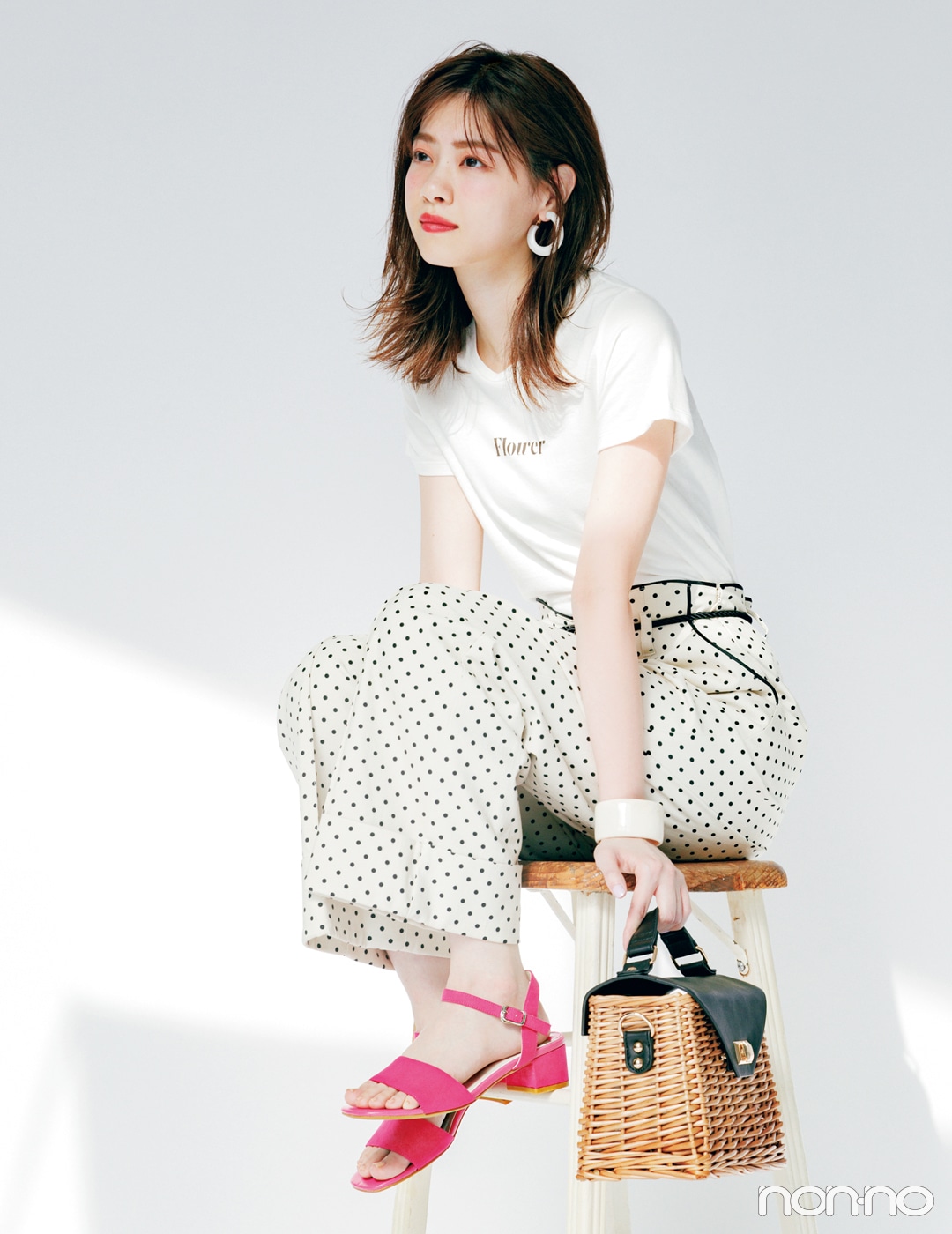 つま先だけちょっぴりマジメが今っぽいバランス