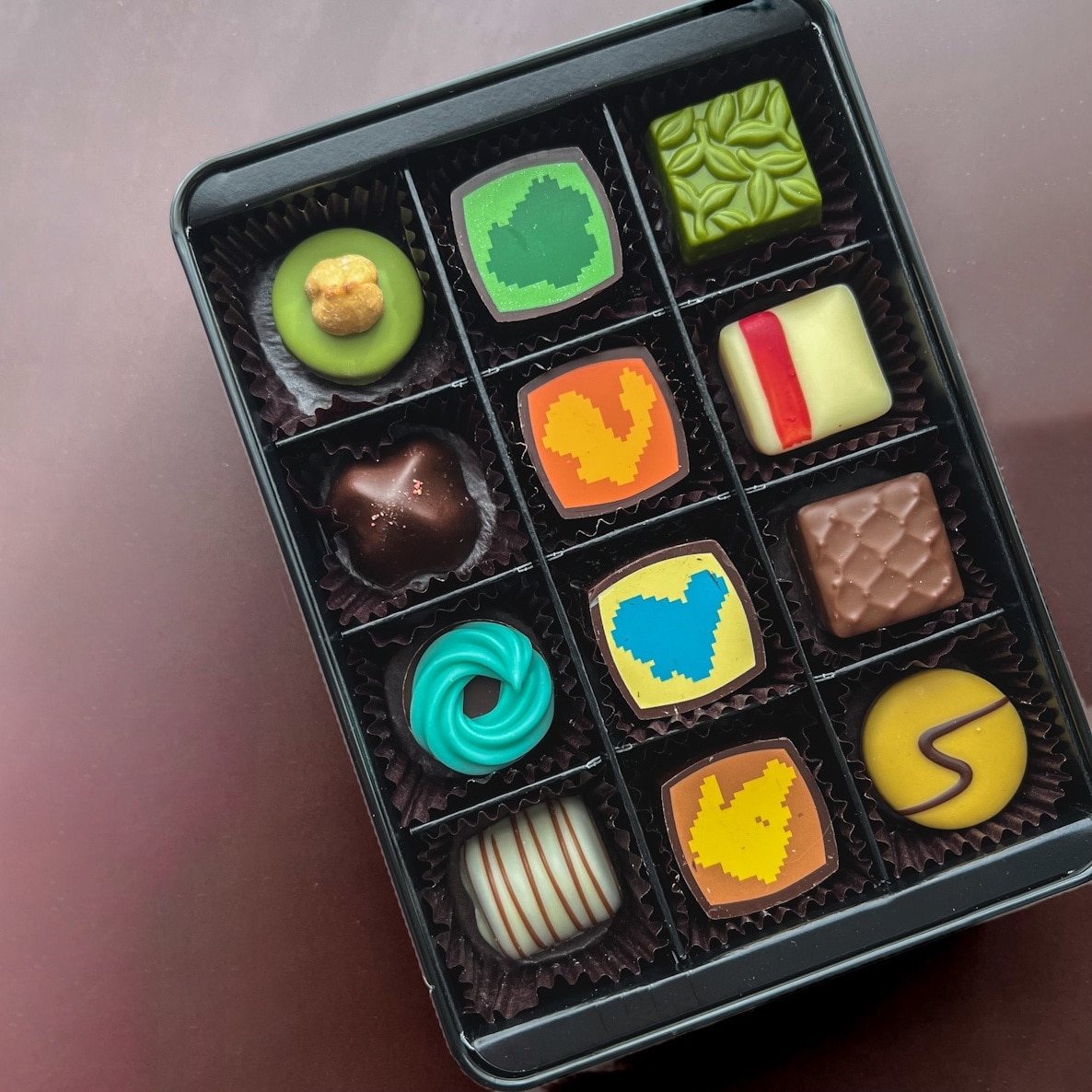 ポケモン meets メリーチョコレート「よくばりアソートボックス」のチョコの種類１