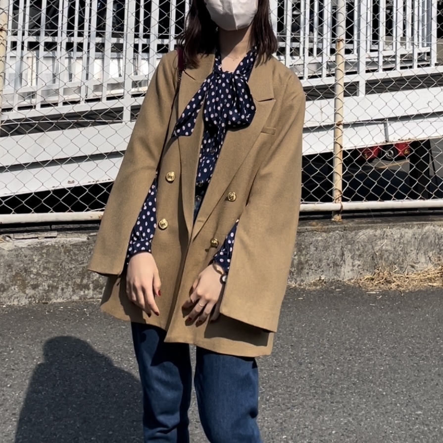 大学生コーデ　綺麗めコーデ　デニムコーデ