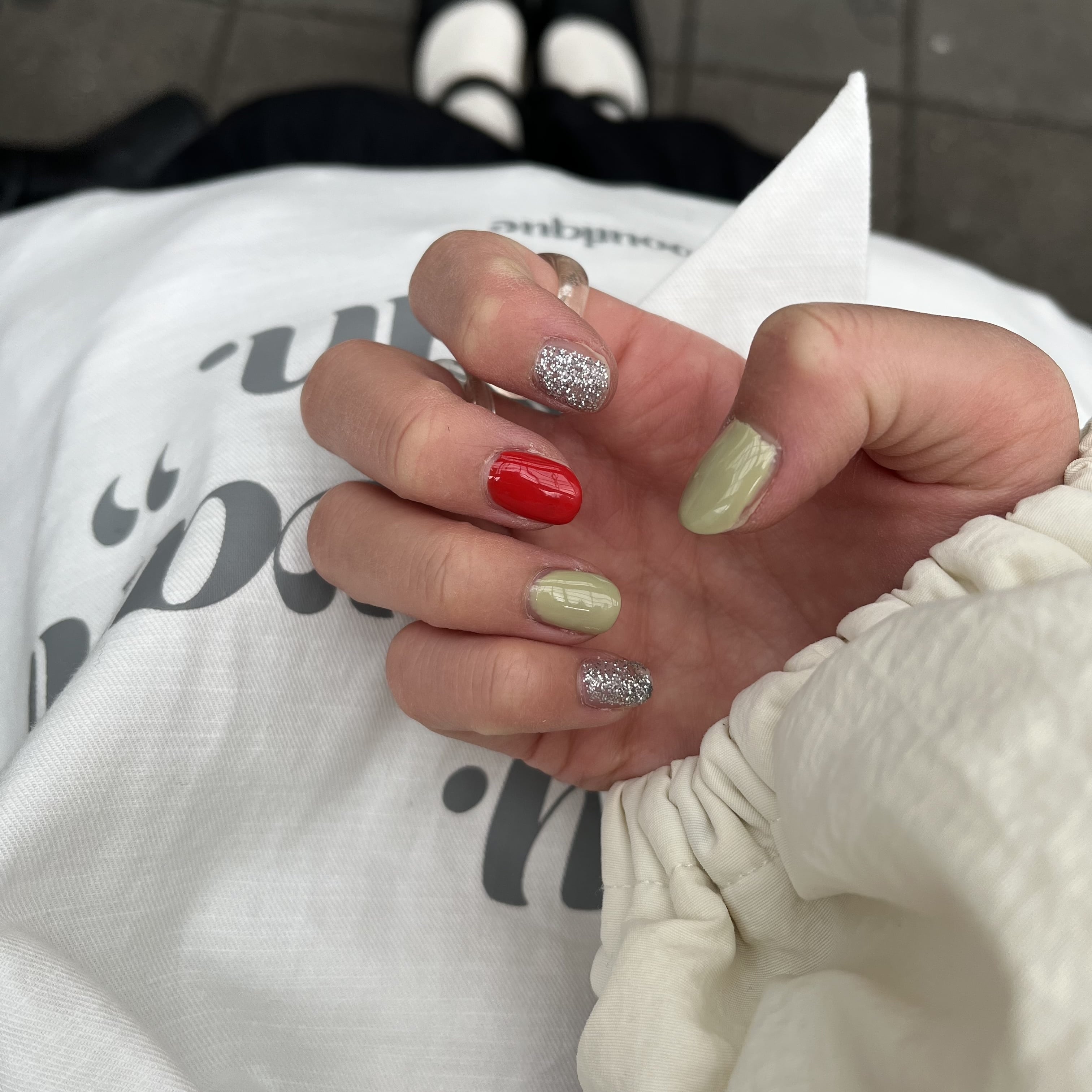 ネイル　HOMEI クリスマスカラー