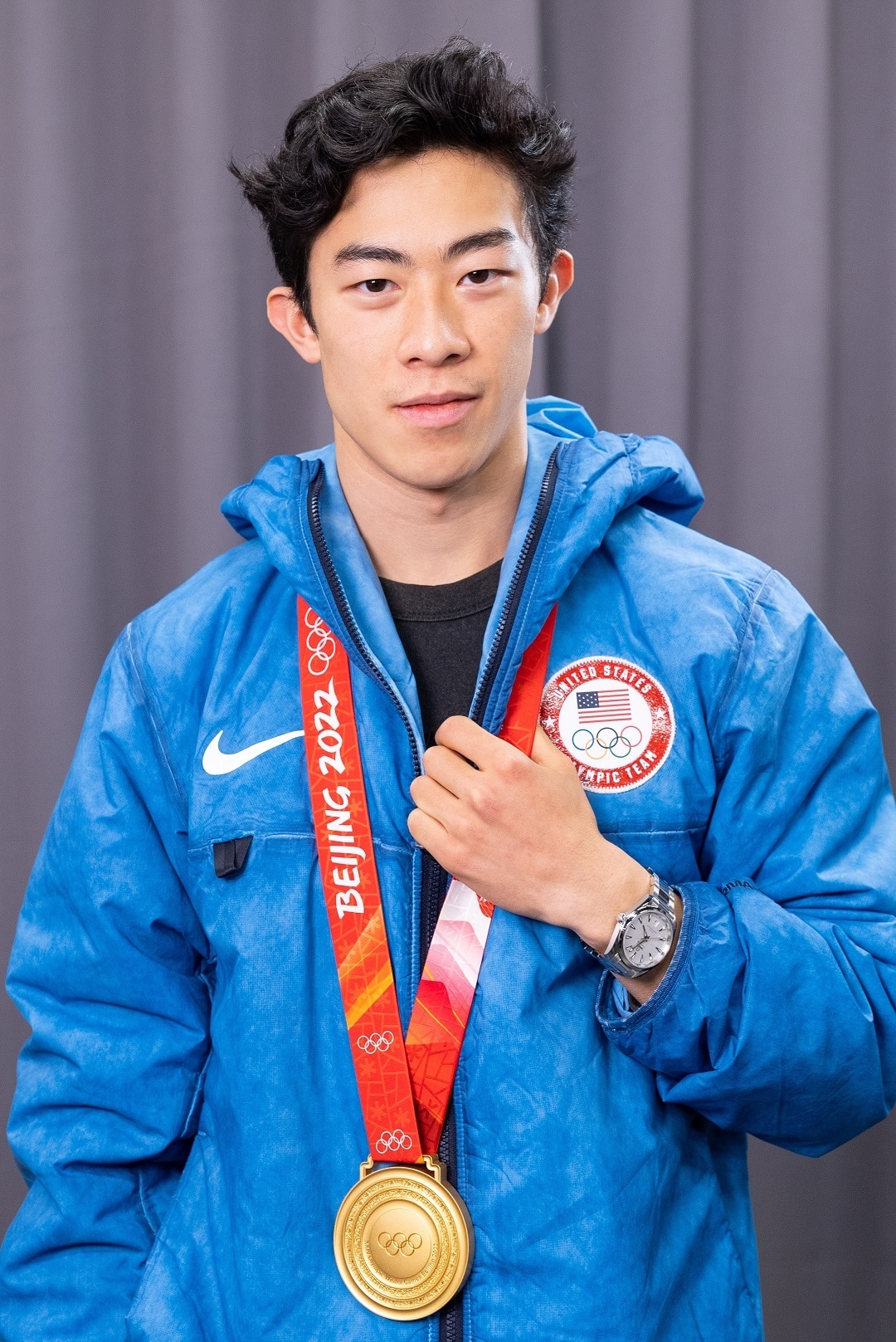 北京オリンピックの金メダルをかけたネイサン・チェン選手