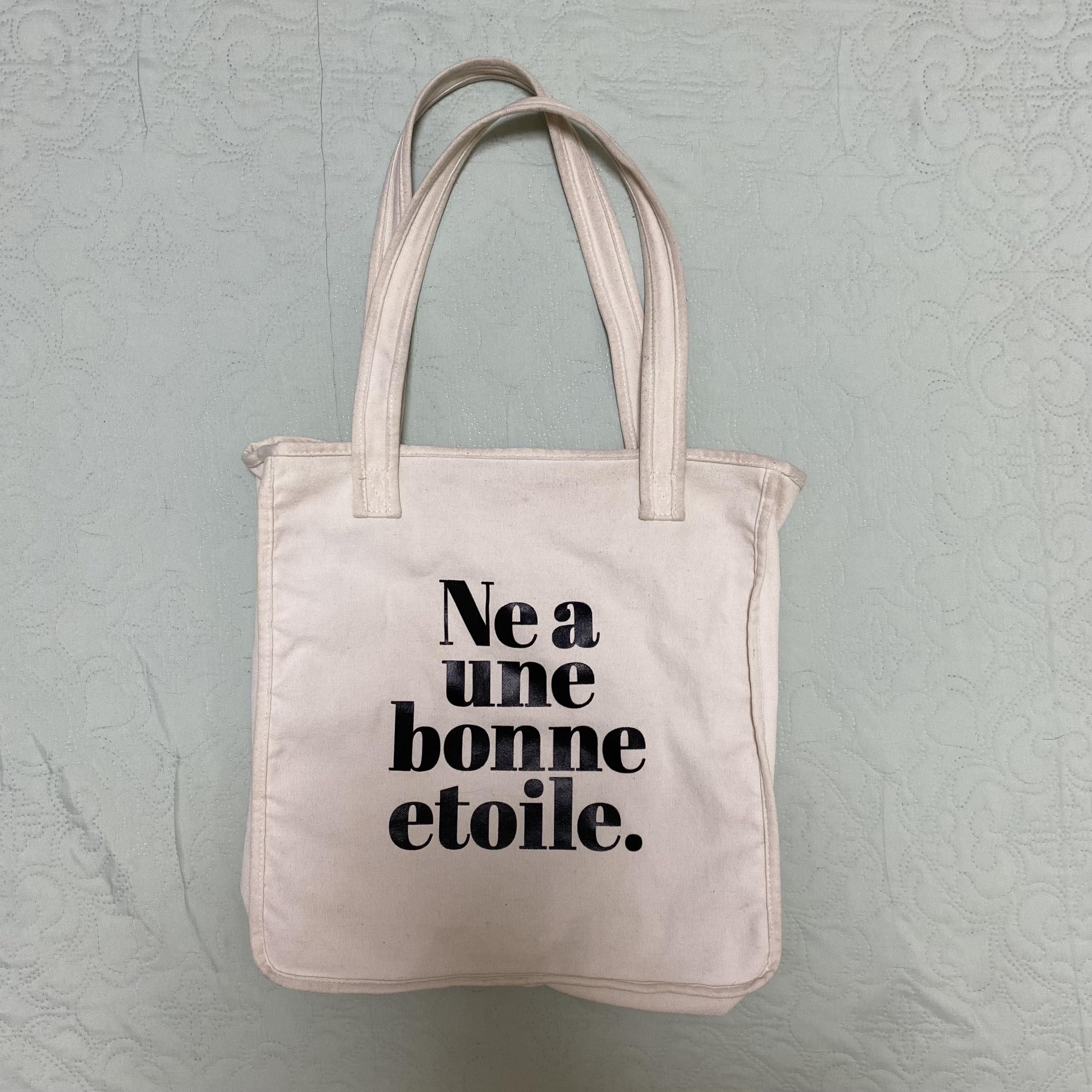 トートバッグ 白 全体写真