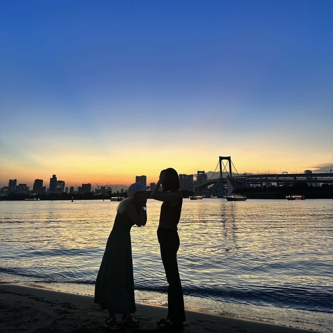 友人と撮った写真