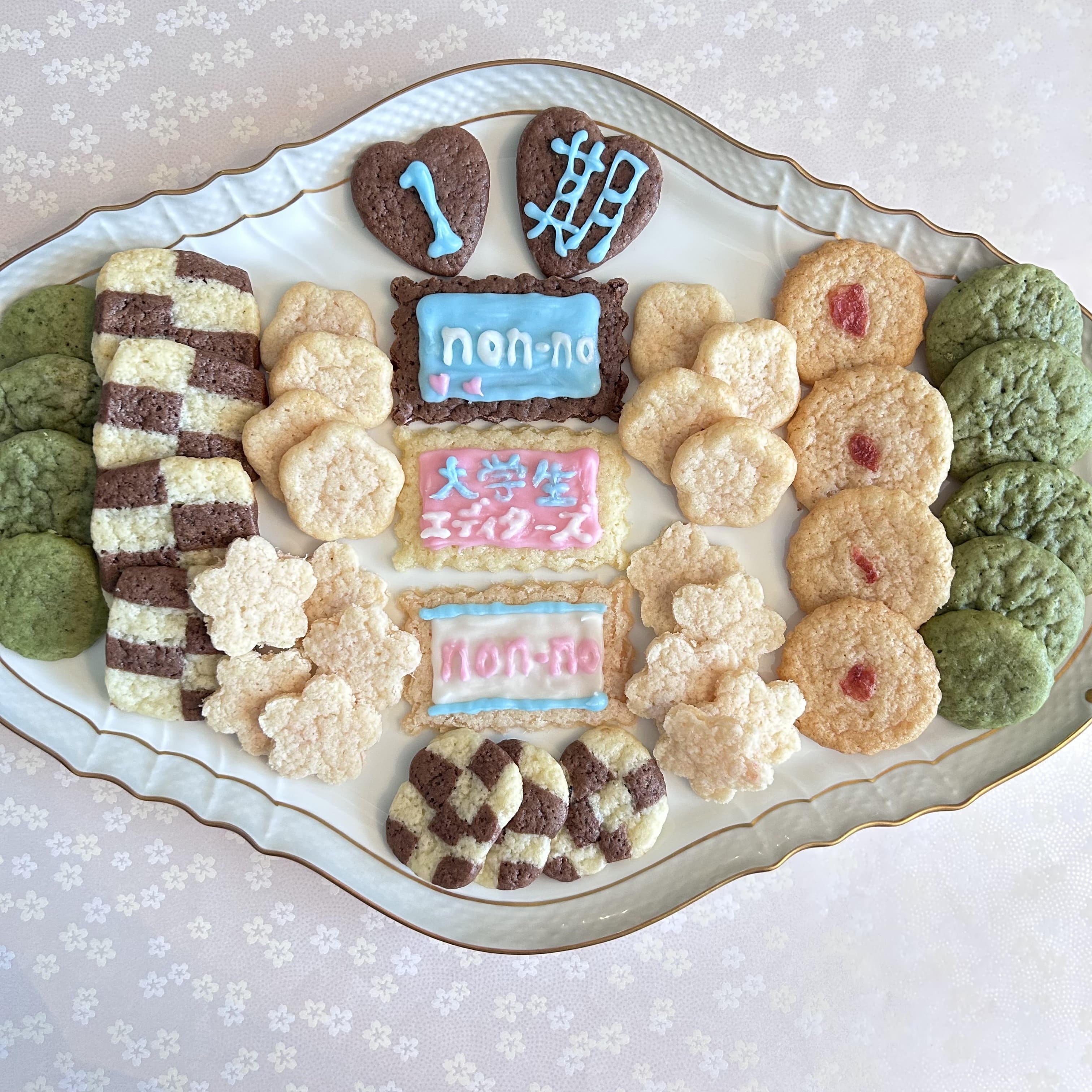 non-no大学生エディターズ、手作りクッキー、デコレーション