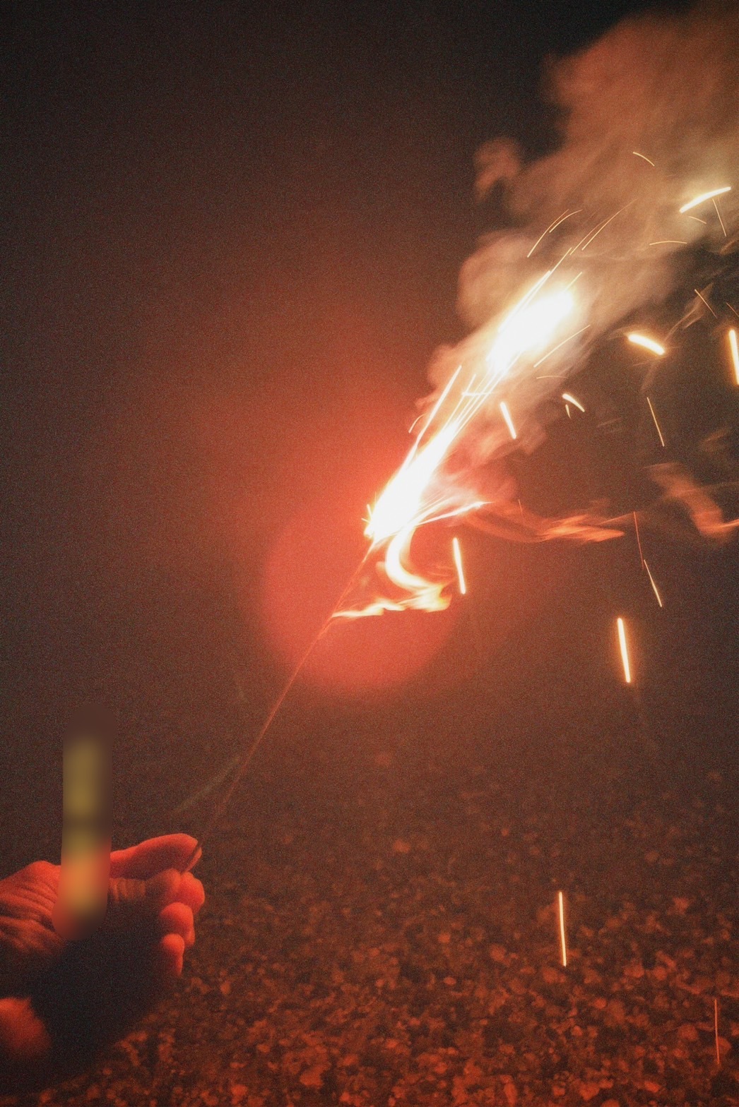 フィルムカメラ　花火