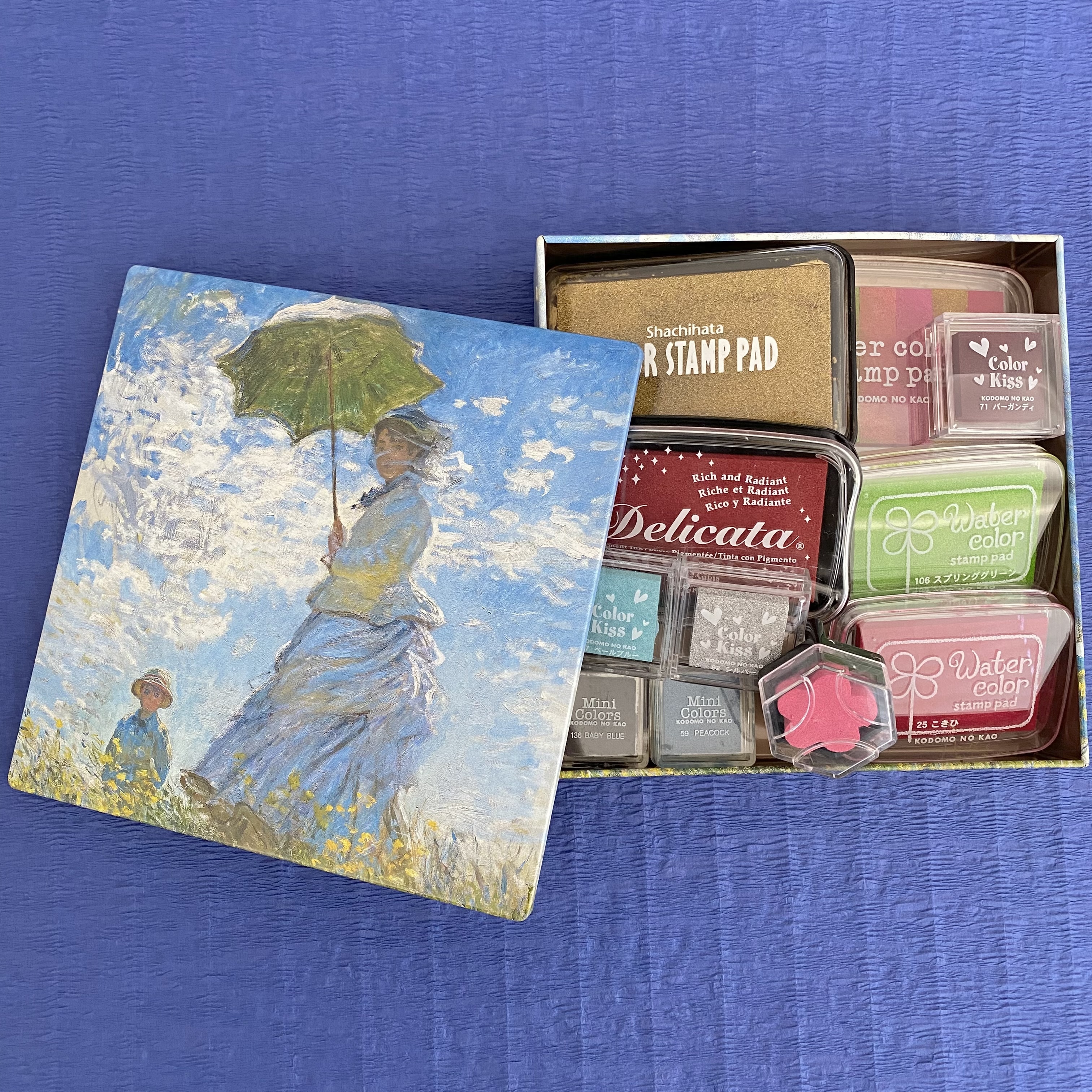 バレンタインチョコ、入れ物、スタンプケース