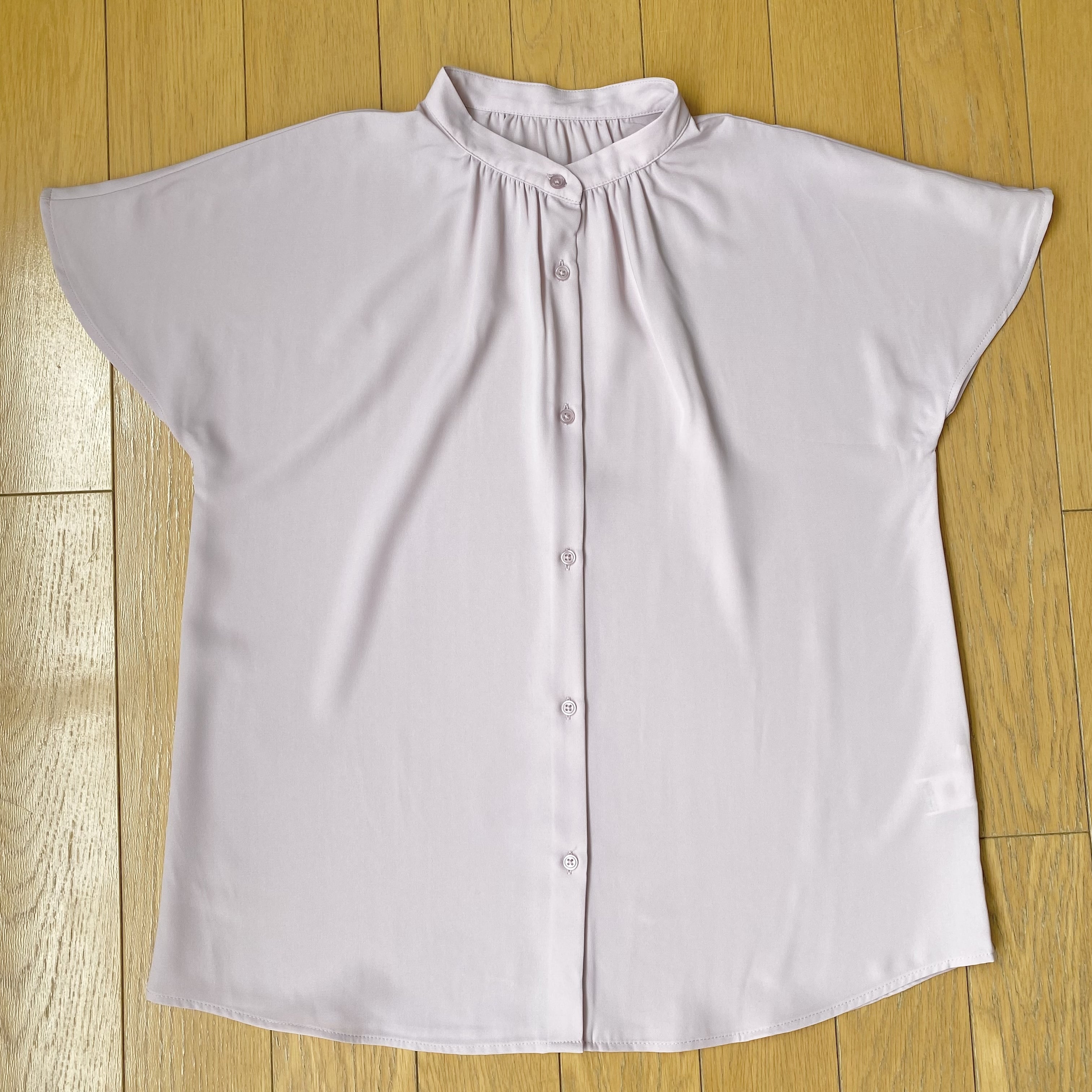 半袖シャツ、ピンクシャツ、GU