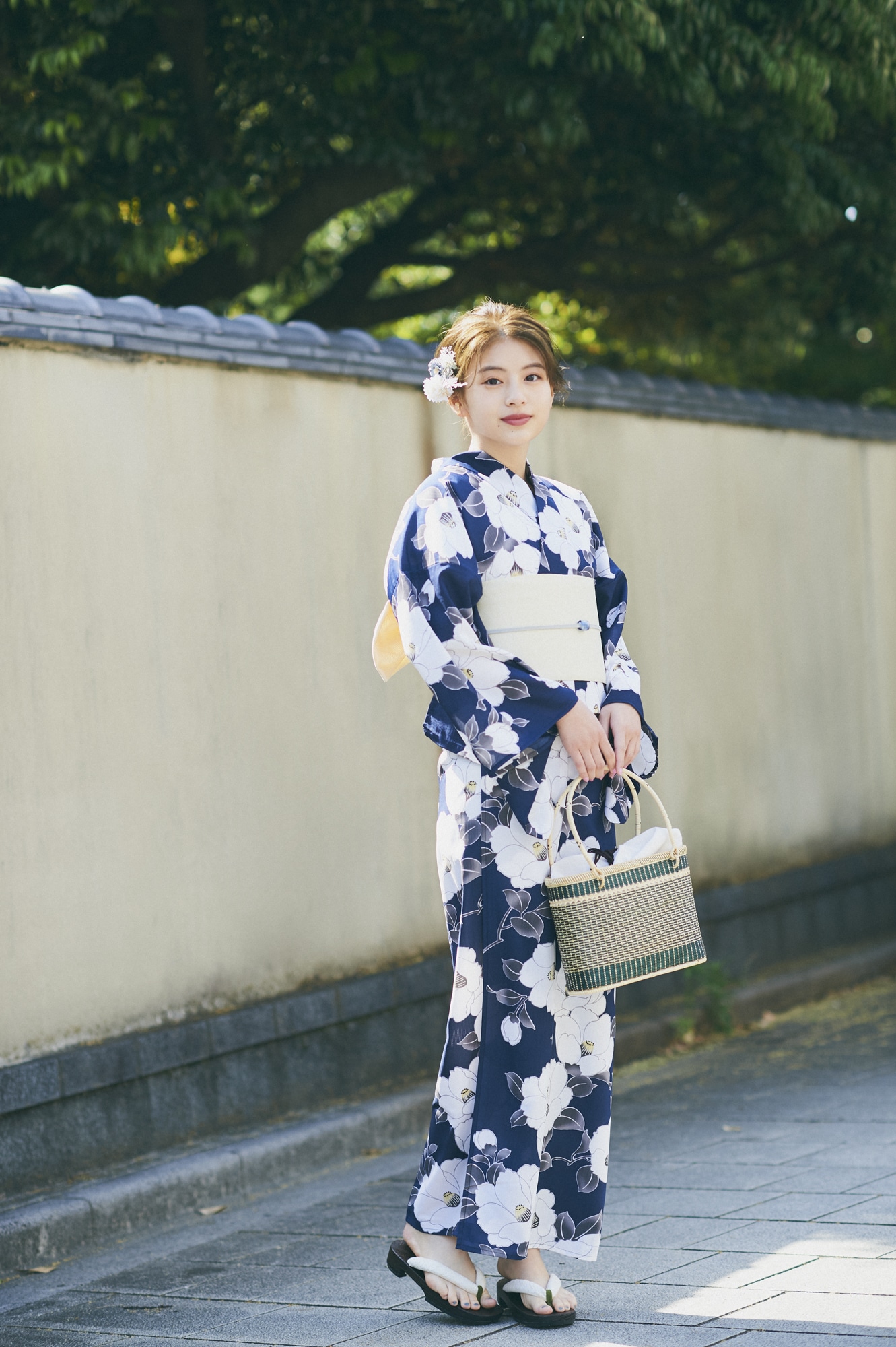 きもの館 創美苑浴衣着用出口夏希