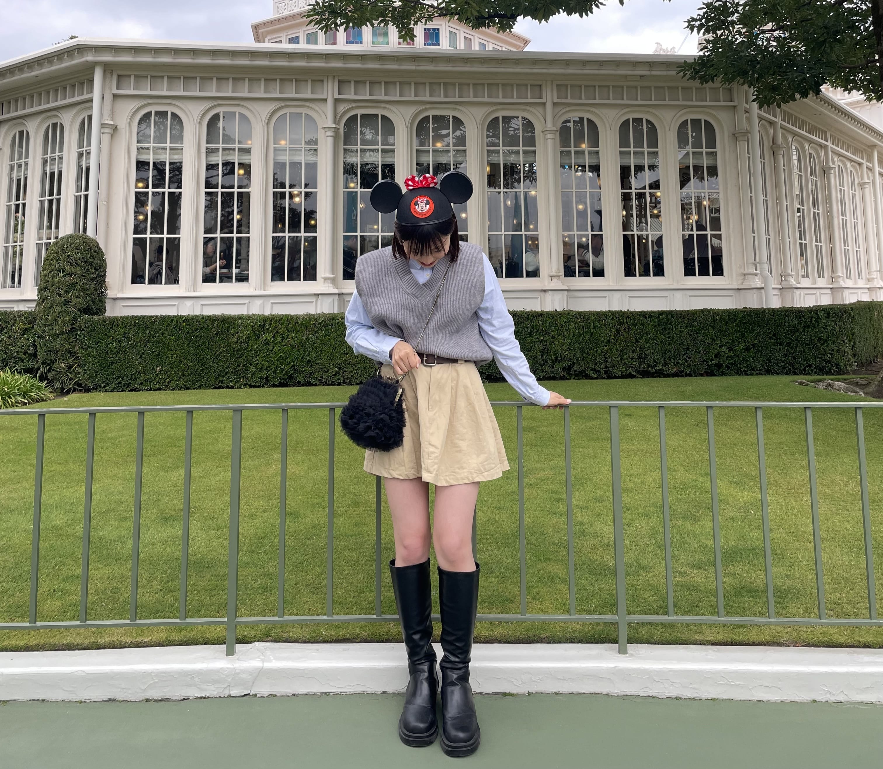 韓国コーデ　大学生コーデ　ディズニー