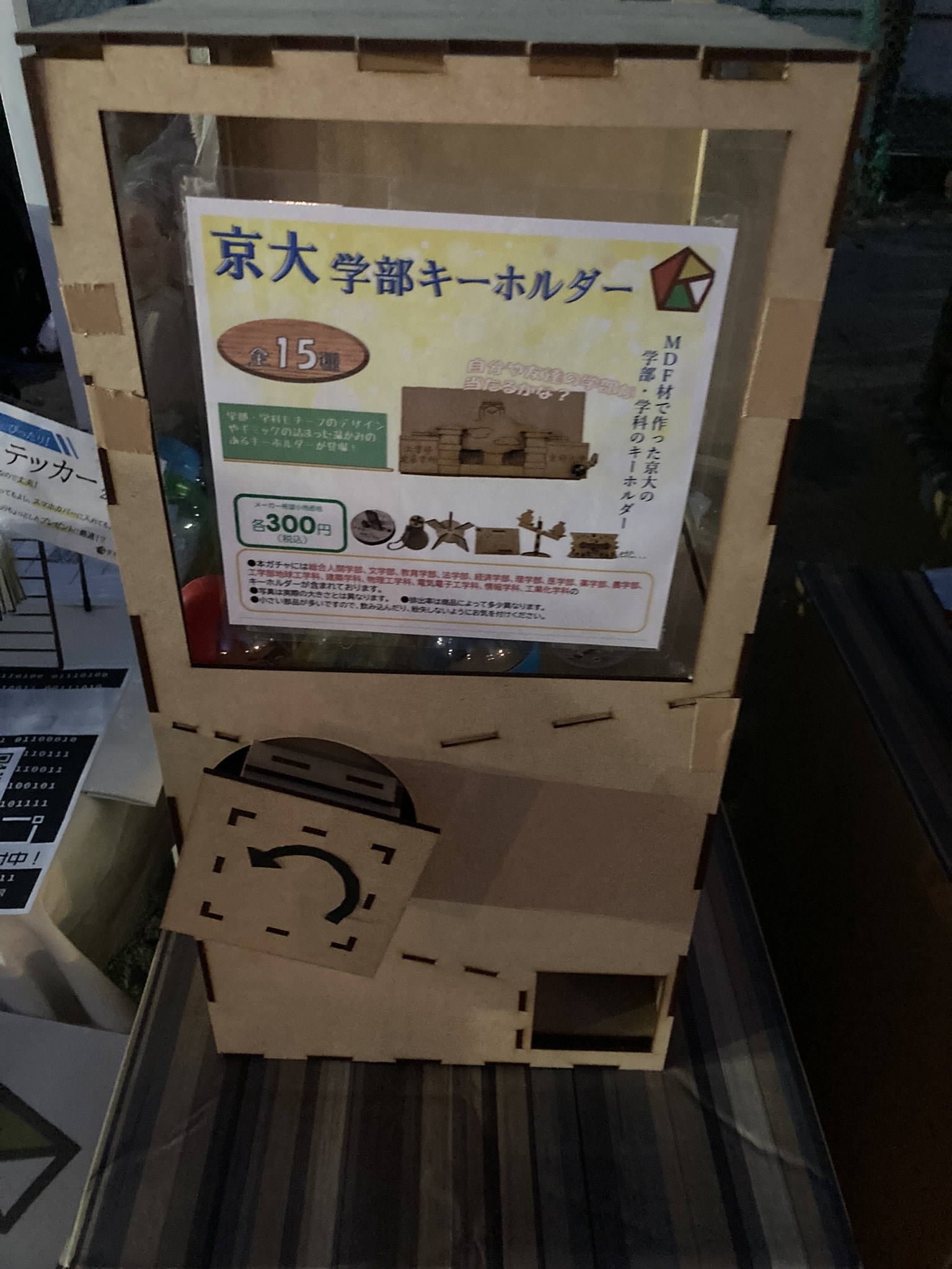 京大　11月祭　ガチャ