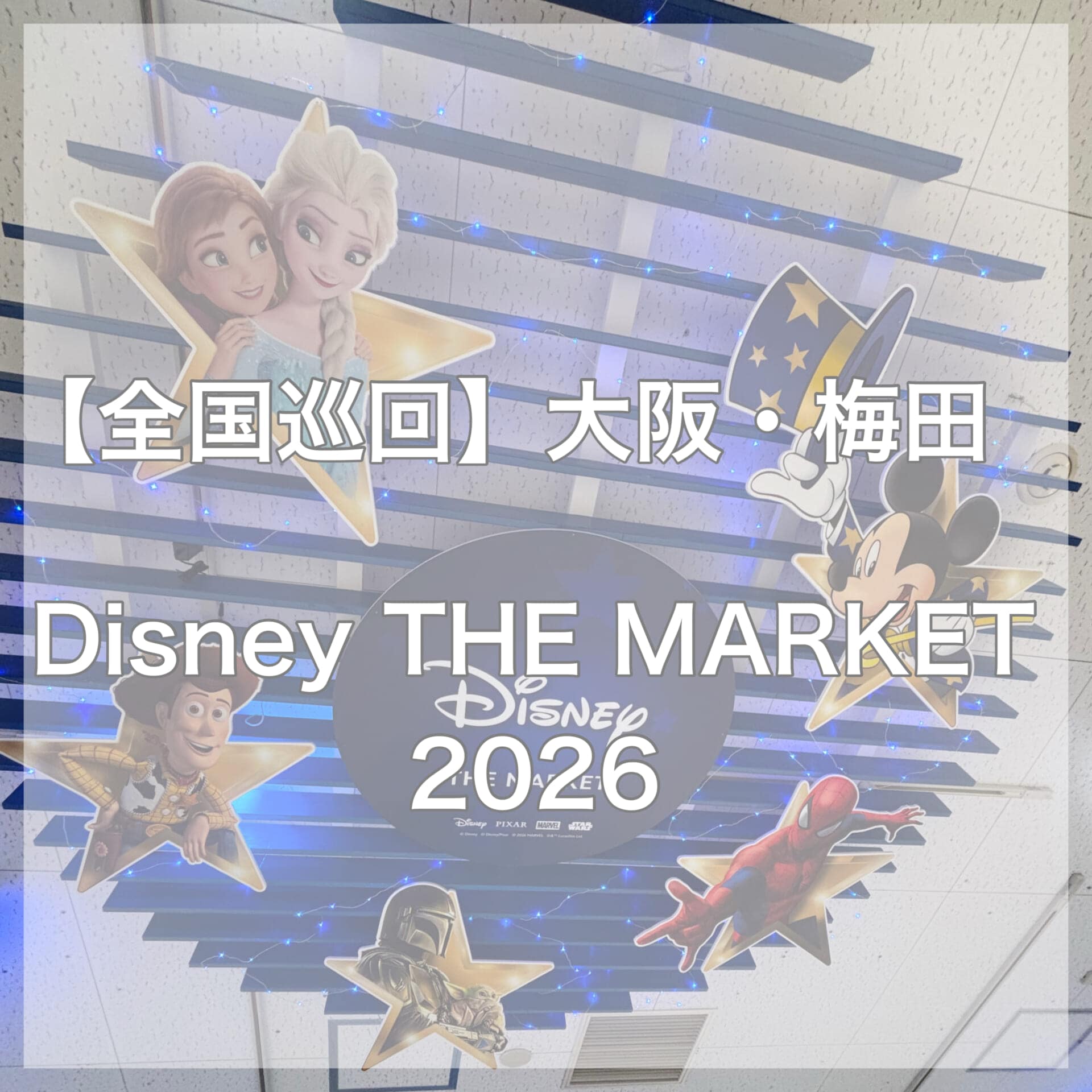 大阪】全国巡回中「ディズニー・ザ・マーケット2026」で 限定商品を