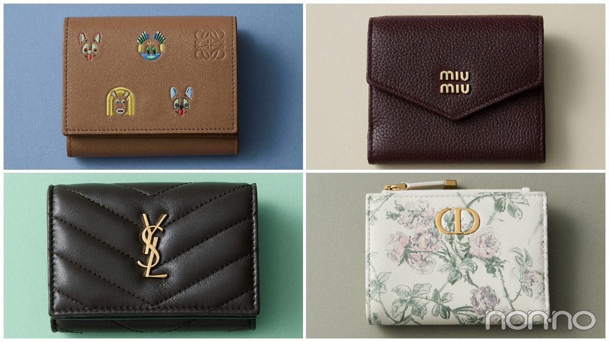 ハイブランドの2026年新作財布（ロエベ、ミュウミュウ、サンローラン、ディオール）