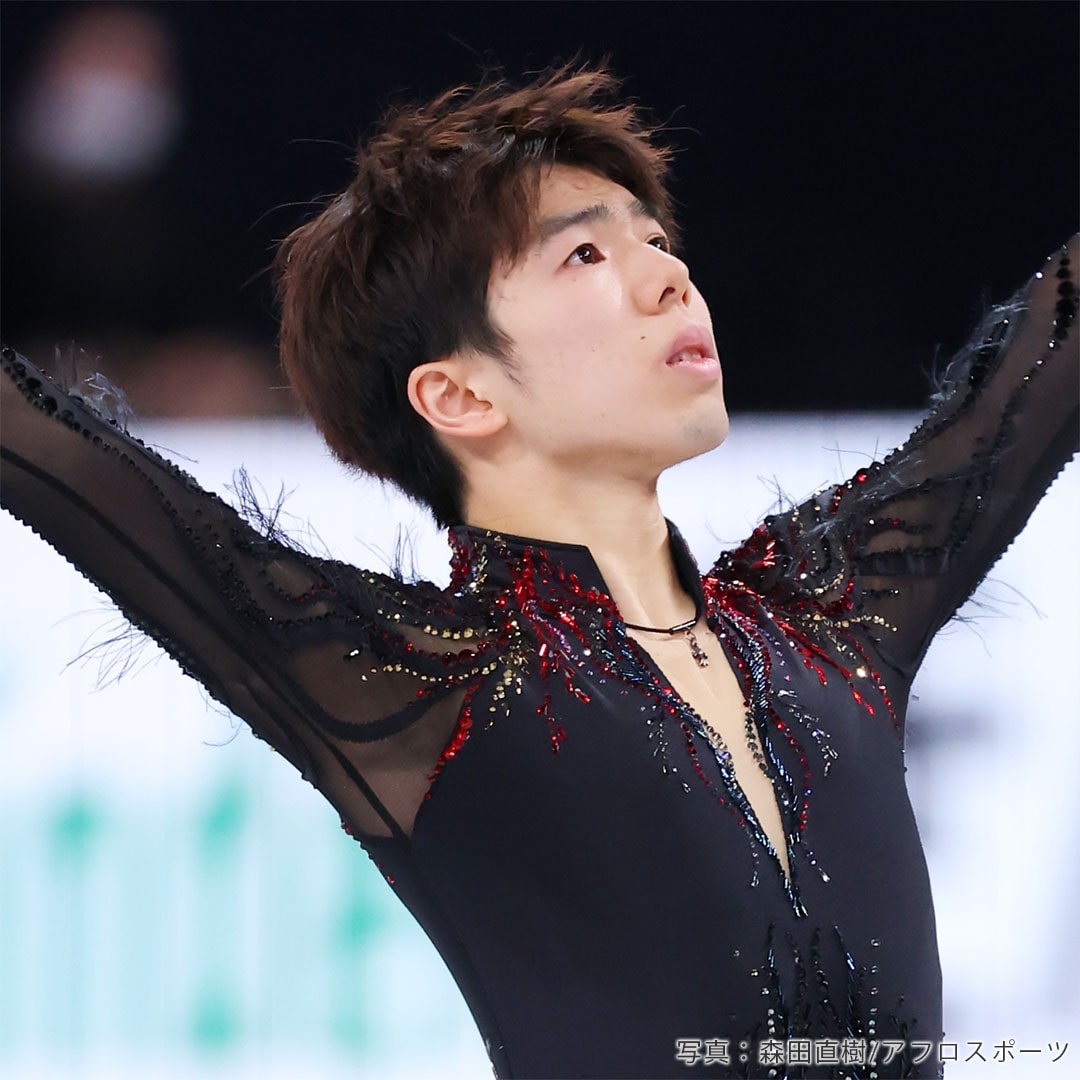 佐藤駿選手:ミラノ五輪フィギュア男子シングル日本代表。フリー「火の鳥」を滑る姿