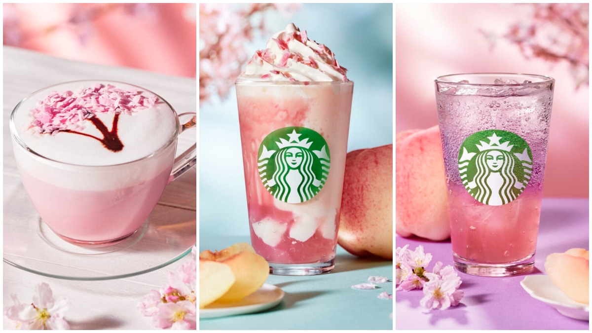 スタバ新作　2026年2月の桜ドリンク3種