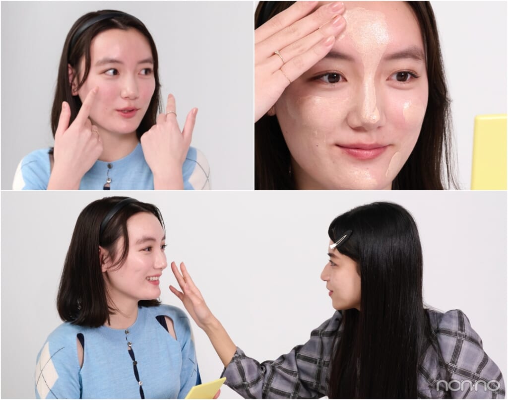 エリクシールの「デーケアレボリューション トーンアップ BE + ca」をお試し