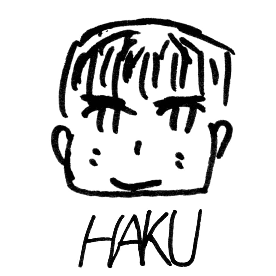 aoenのハクの似顔絵