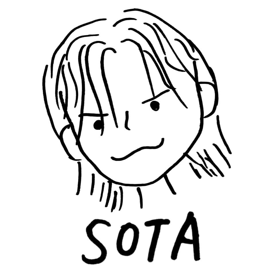 aoenの颯太の似顔絵