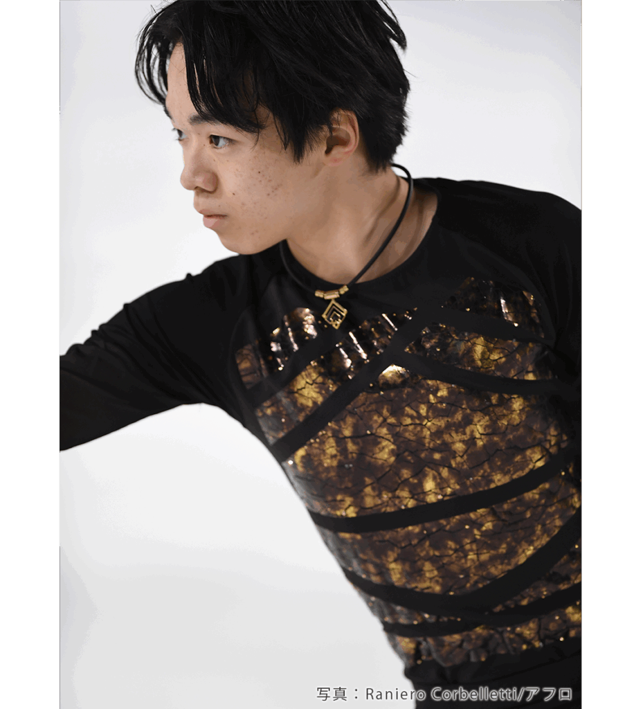 2021年グランプリシリーズフランス大会での鍵山優真選手「グラディエーター」